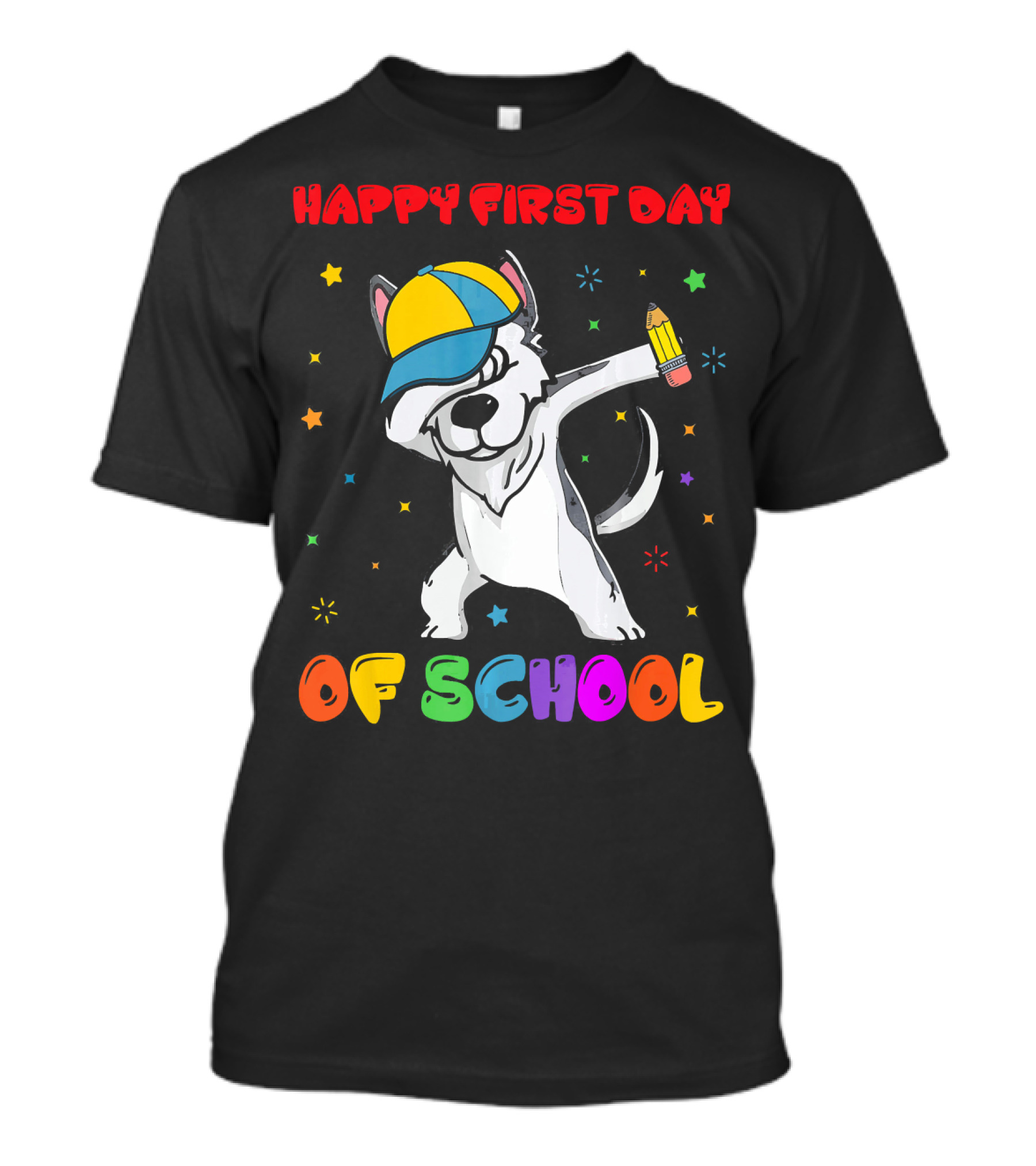 Happy First Day Of School Funny Husky Back To School T-Shirt