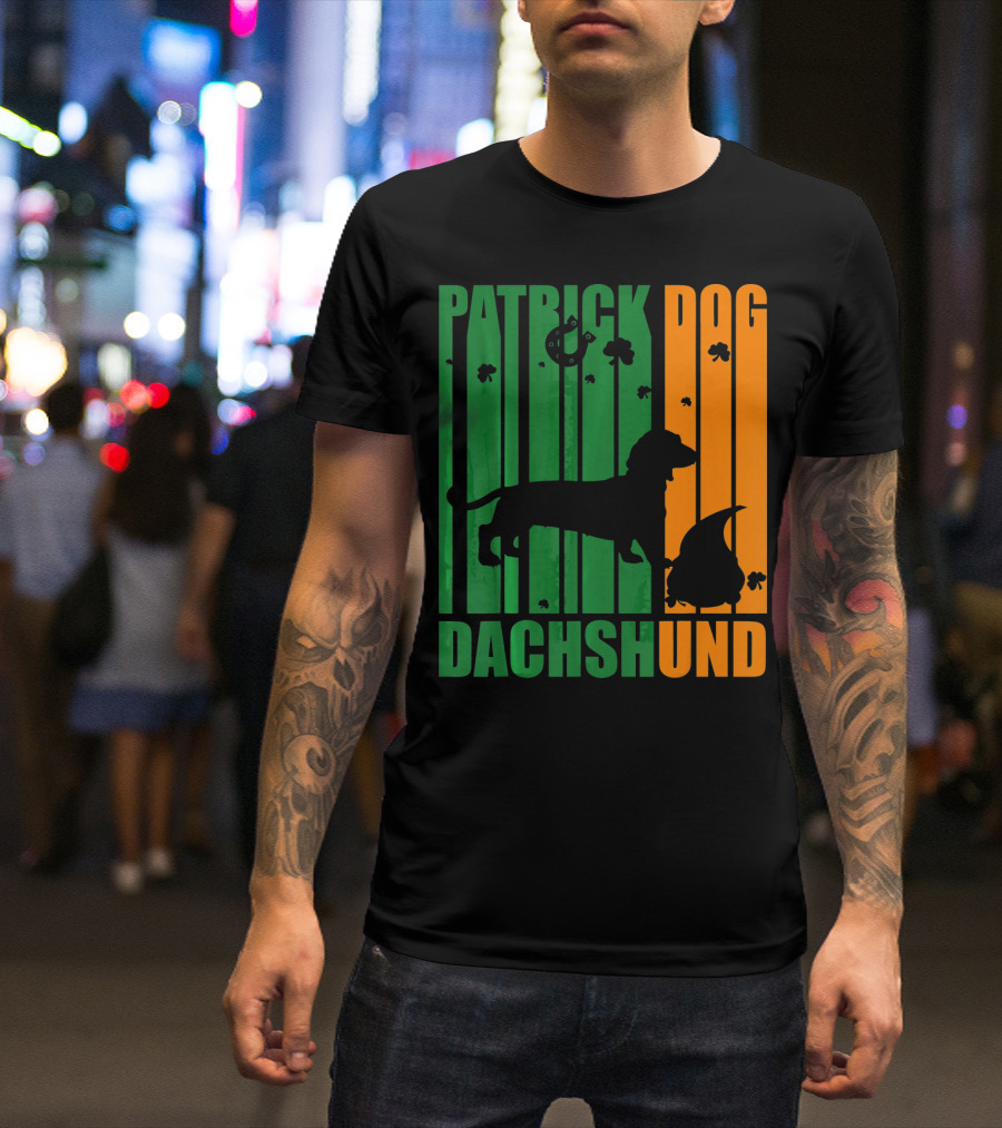Patrick Dog Dachshund St. Patrick’s Day T-Shirt