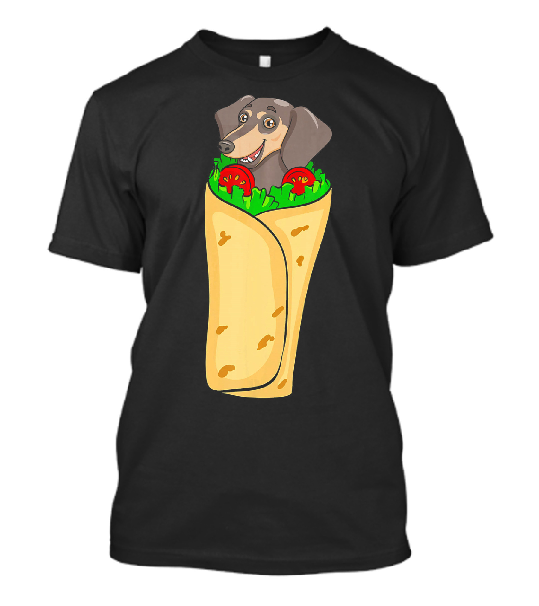 Dachshund Burrito Funny Mexican Cinco De Mayo T-Shirt