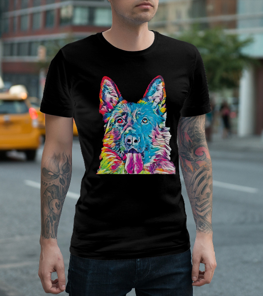 German Shepard Colorful Perfect Pet T-Shirt