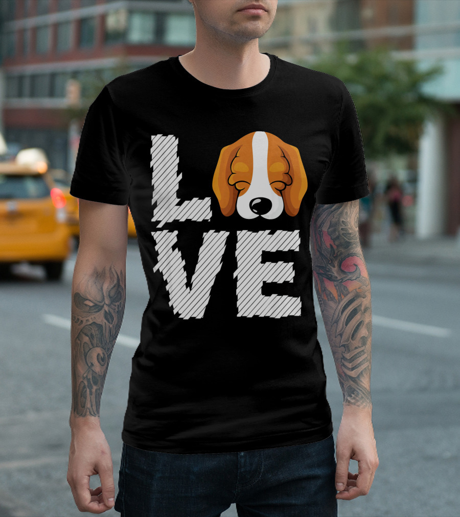 Love Beagle Dogs For Beagle Lovers T-Shirt