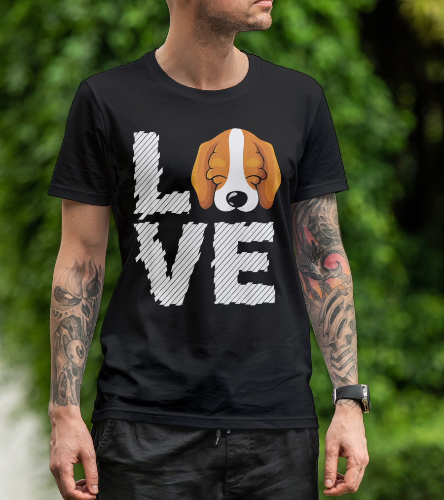 Love Beagle Dogs For Beagle Lovers T-Shirt