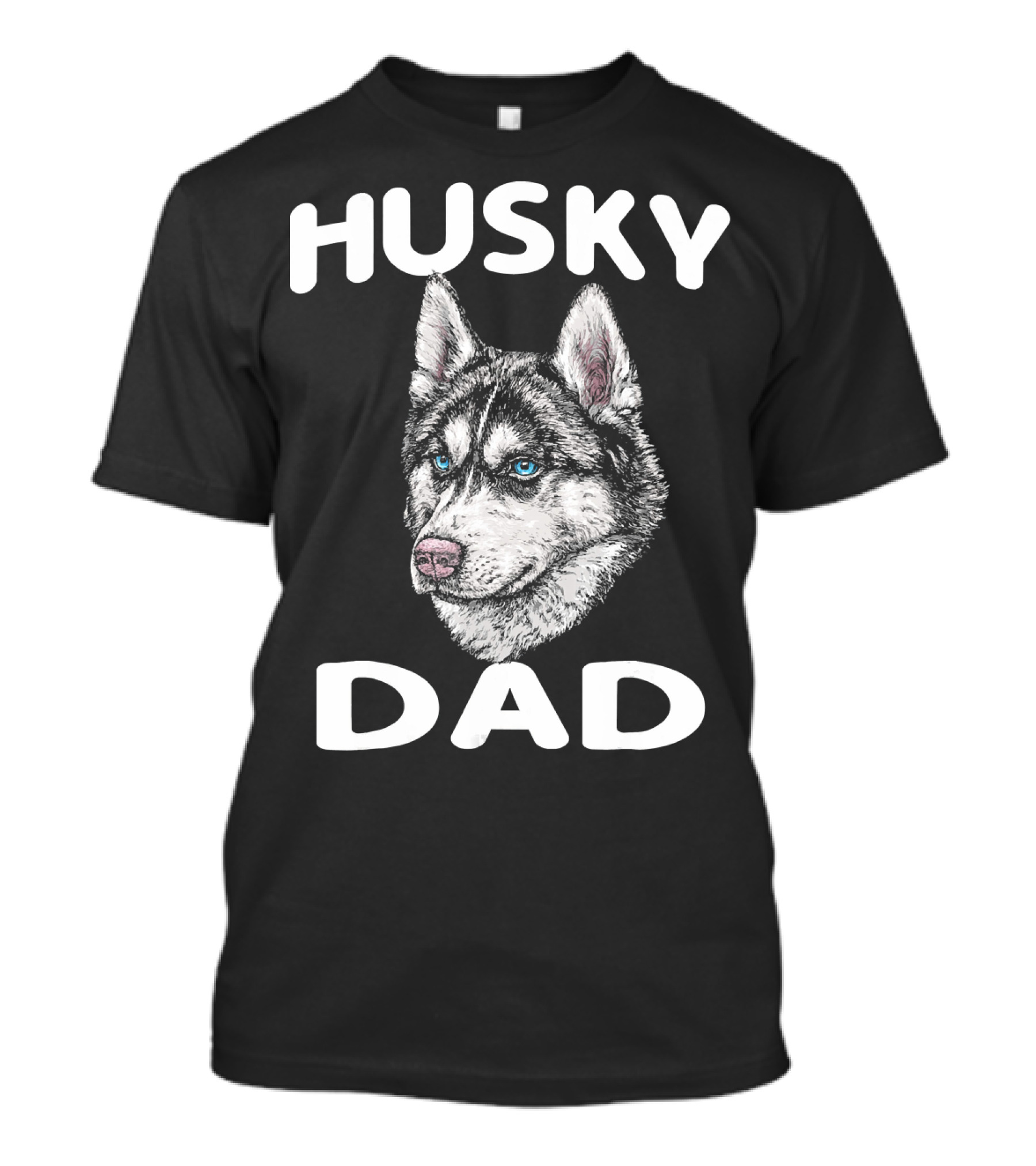 Husky Dad Siberian Dog Lovers T-Shirt