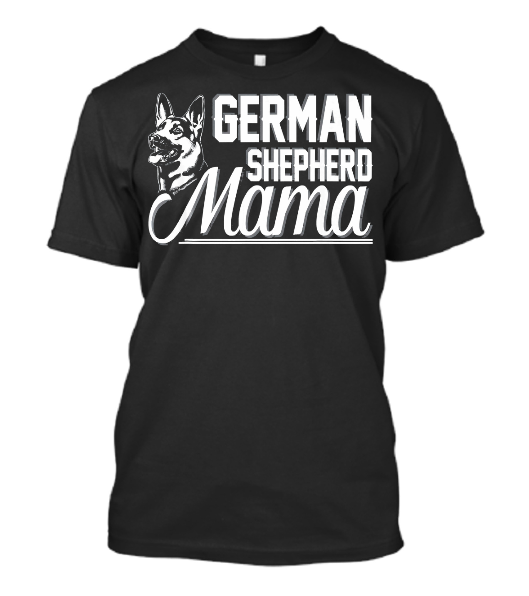 German Shepherd Mama T-Shirt