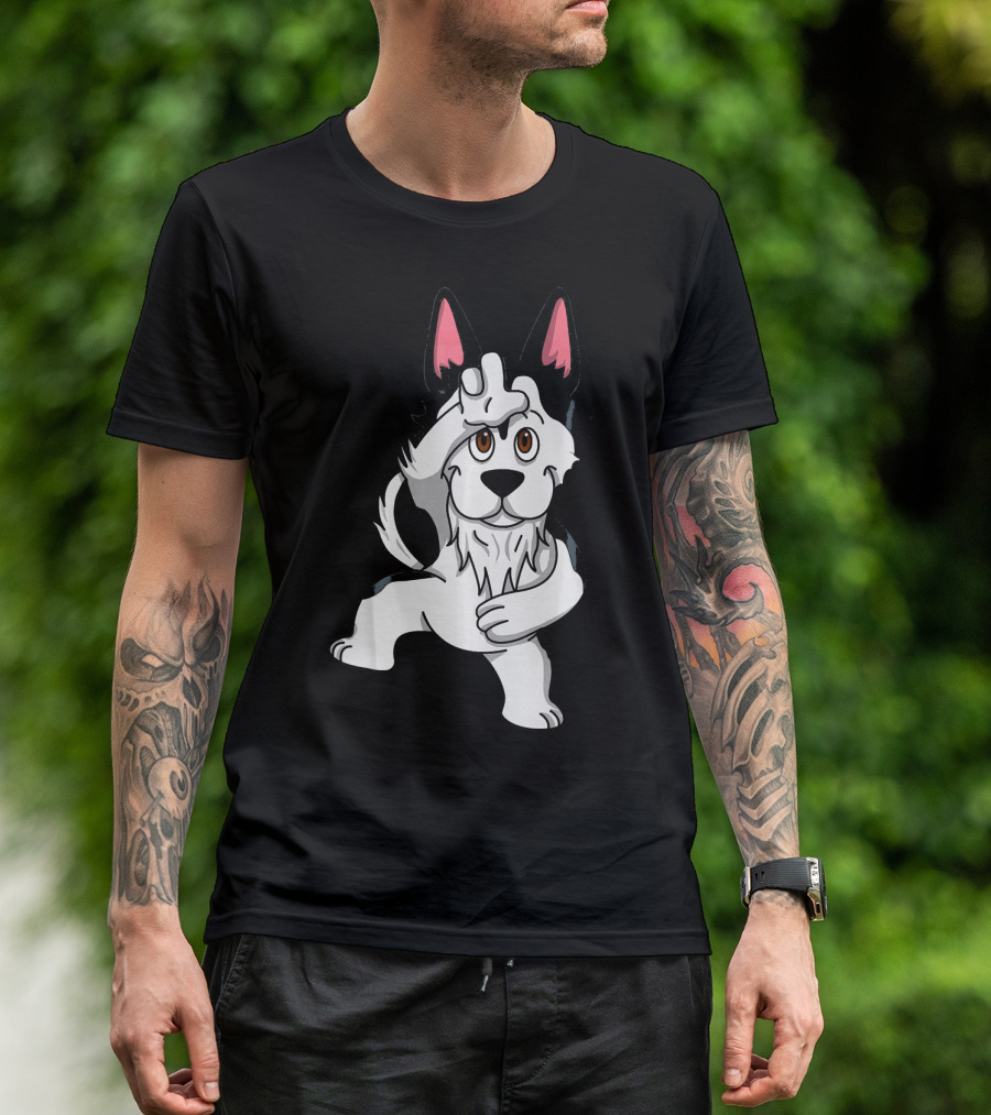 Husky Funny Dance Loser Dog T-Shirt