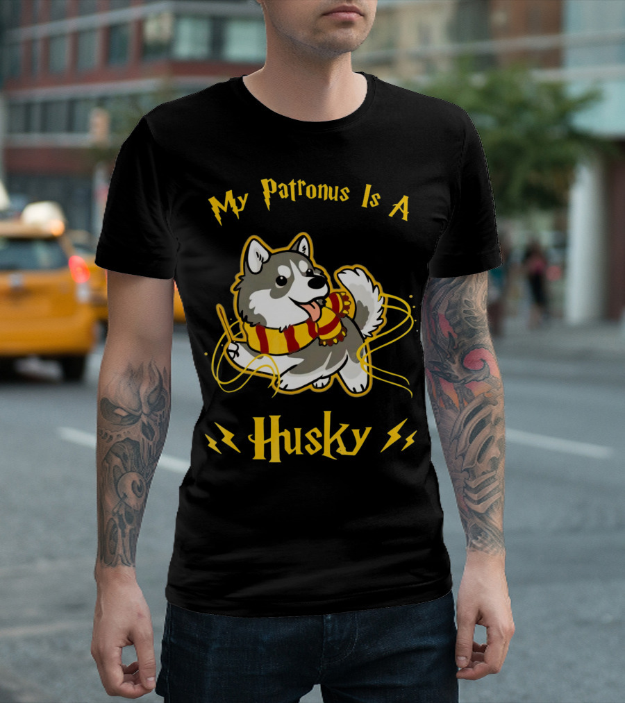 My Patronus Is A Husky Husky Dog T-Shirt