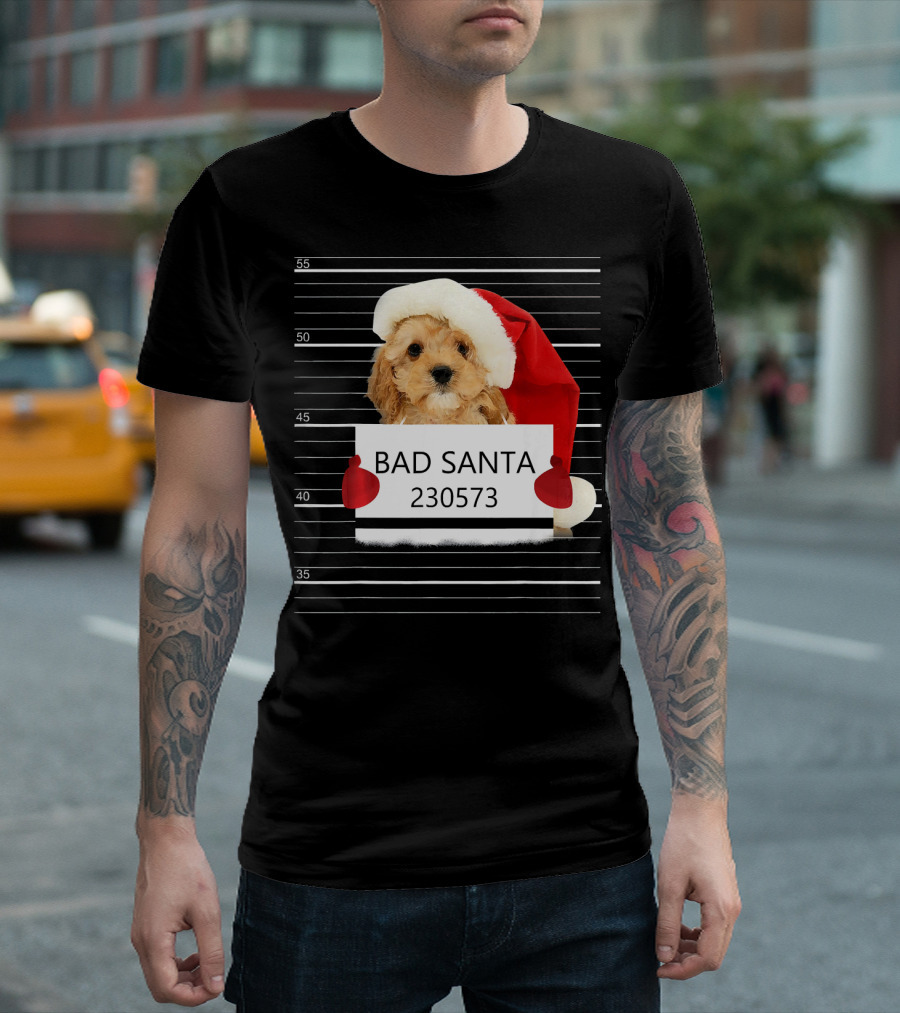 Poodle Mugshot Bad Santa 230573 T-Shirt