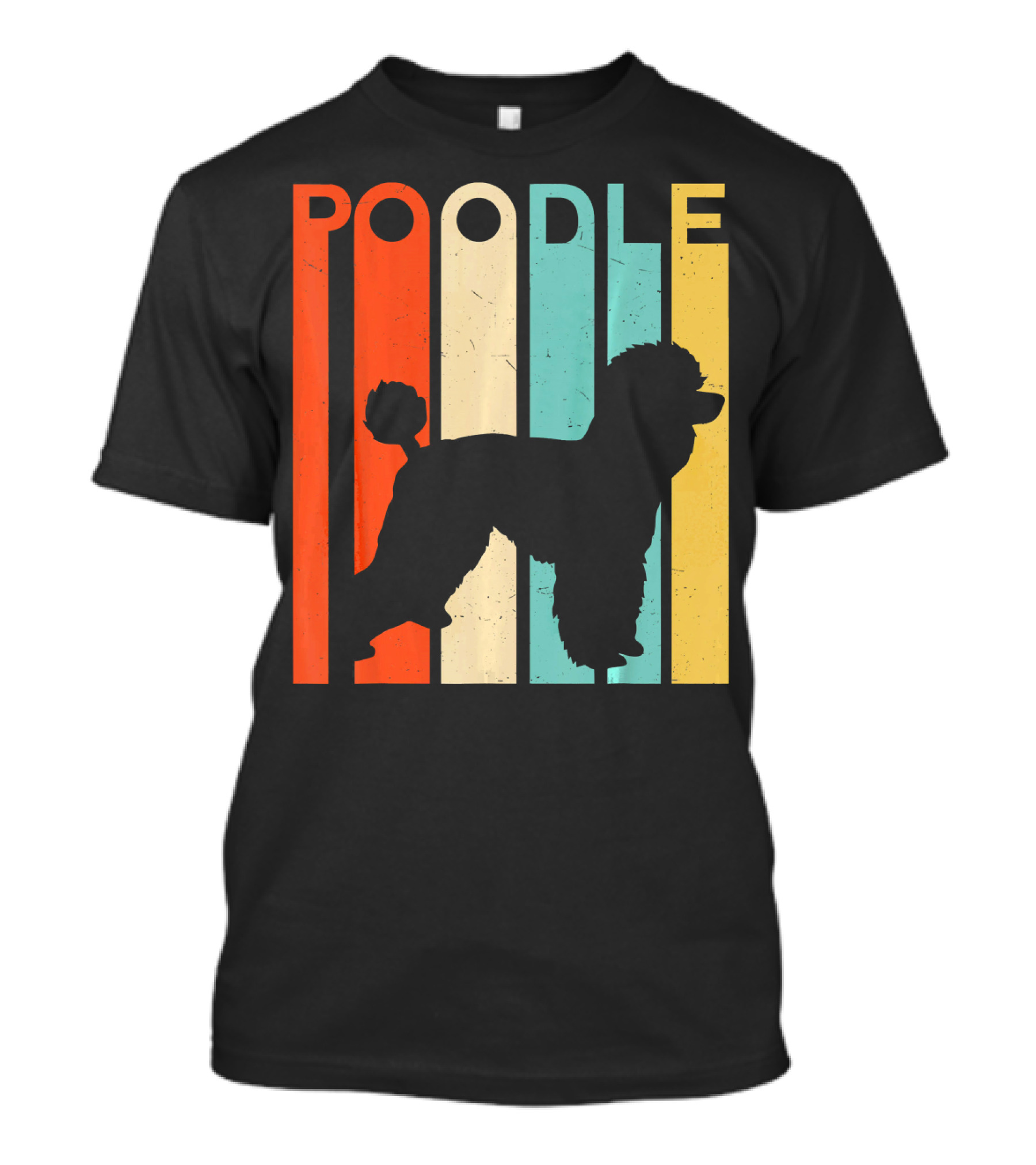 Retro Vintage Poodle Dog Love T-Shirt