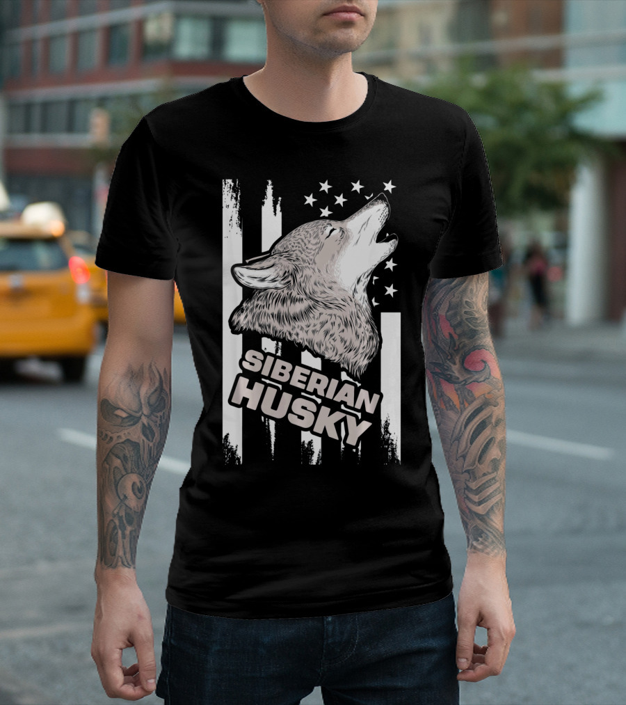 Siberian Husky Howling T-Shirt