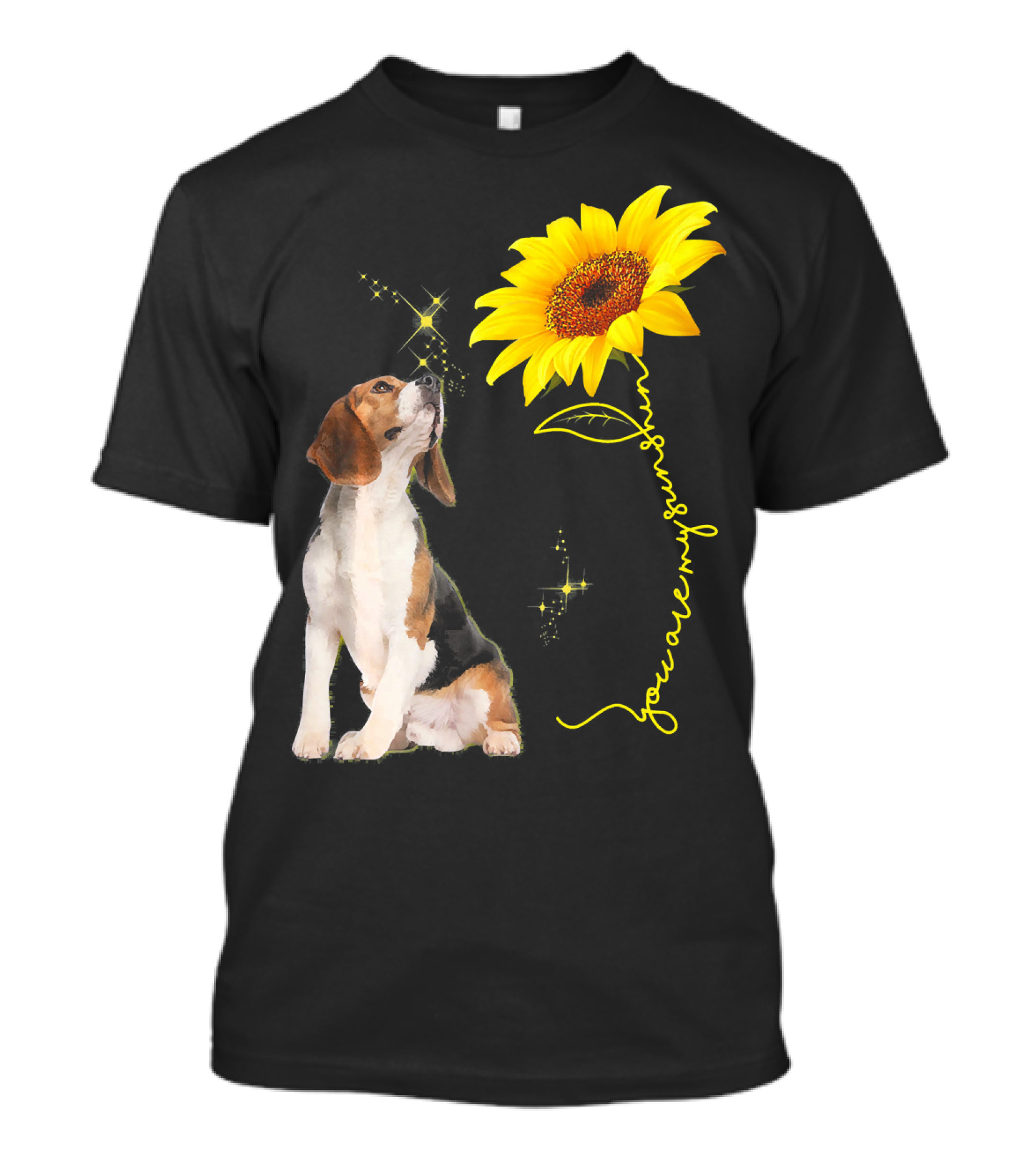You Are My Sunshine Sunflower Beagle You Are My Sunshine Love T-Shirt