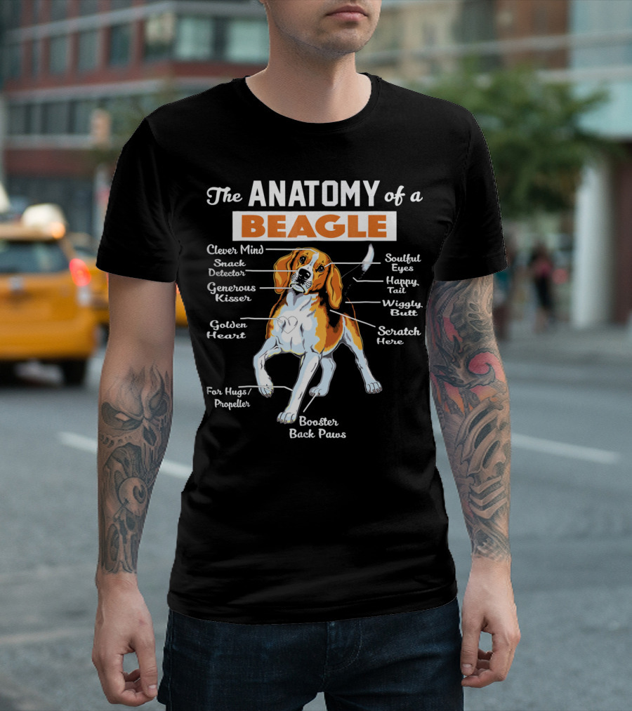 The Anatomy Of A Beagle Clever Mind Snack Detector Generous Kisser Golden Heart For Hugs Propeller Booster Back Paws Soulful Eyes Happy Tail Wiggly Bu