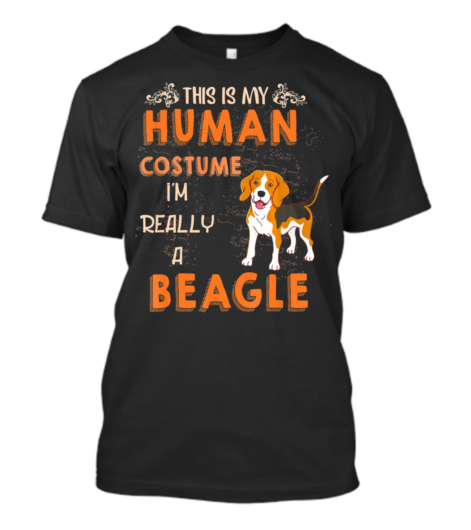 This Is My Human Costume I'm Really A Beagle T-Shirt