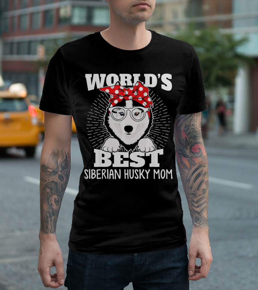 World's Best Siberian Husky Mom T-Shirt