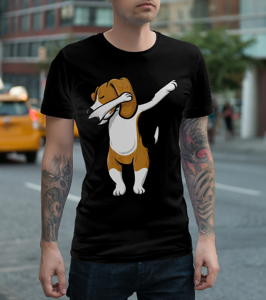 The Dabbing Beagle Dog Pose T-Shirt