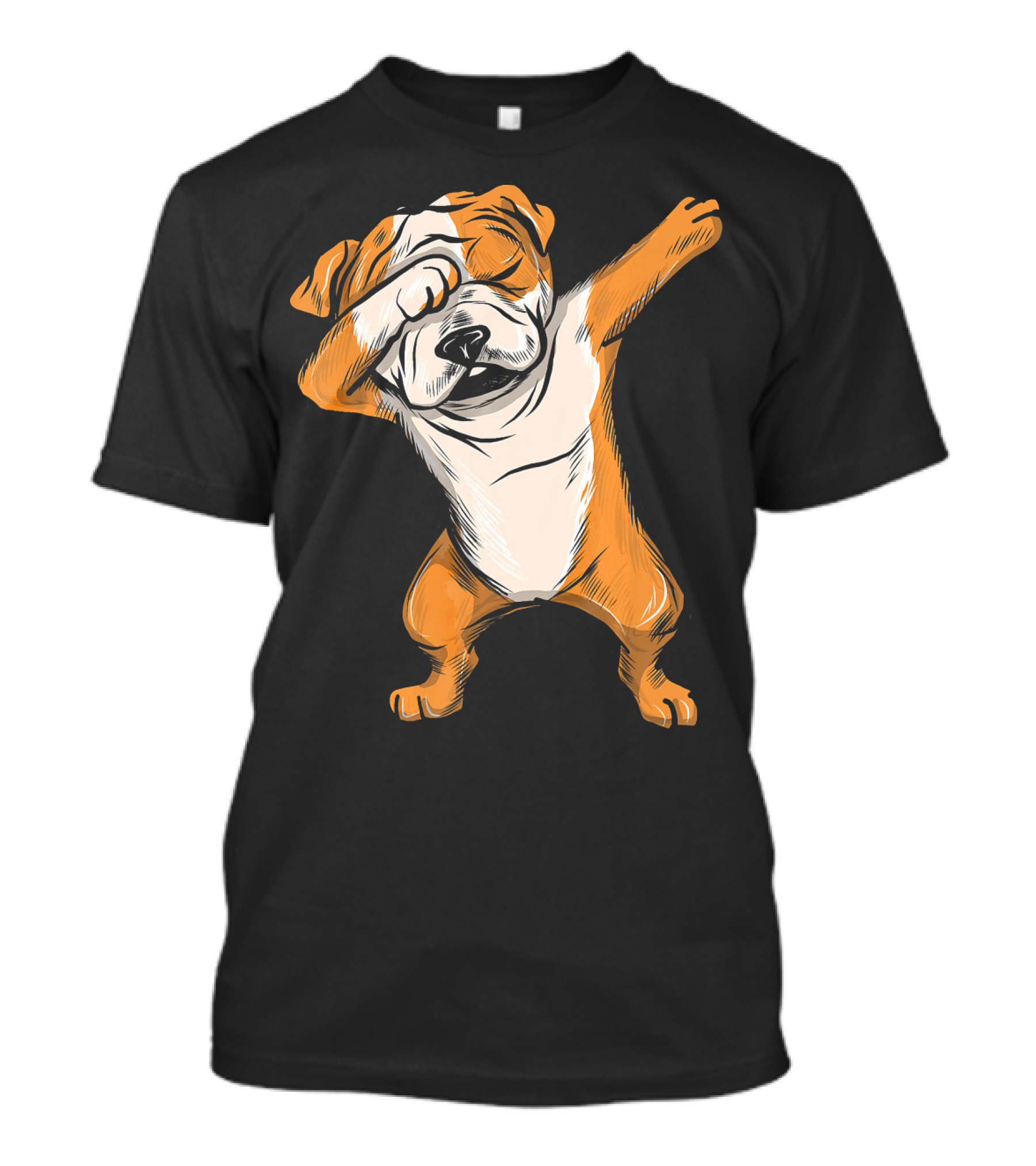 Dabbing English Bulldog Dab Pose T-Shirt