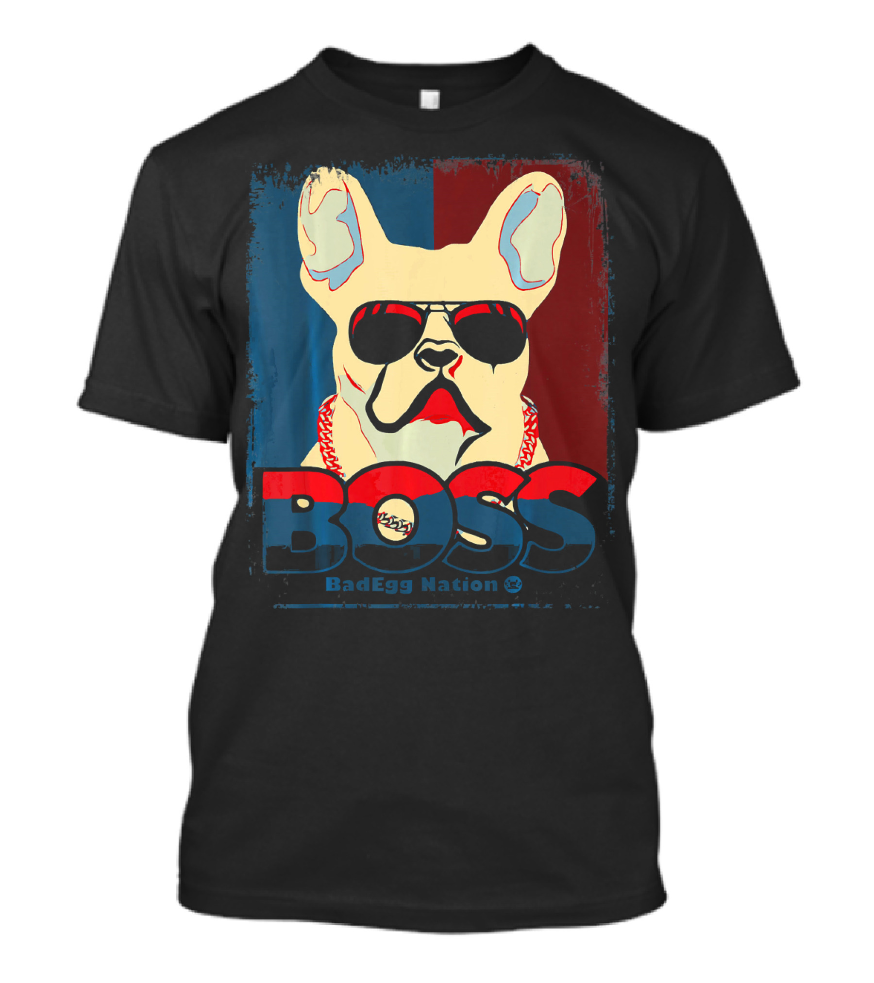 BOSS French Bulldog BadEgg Nation T-Shirt