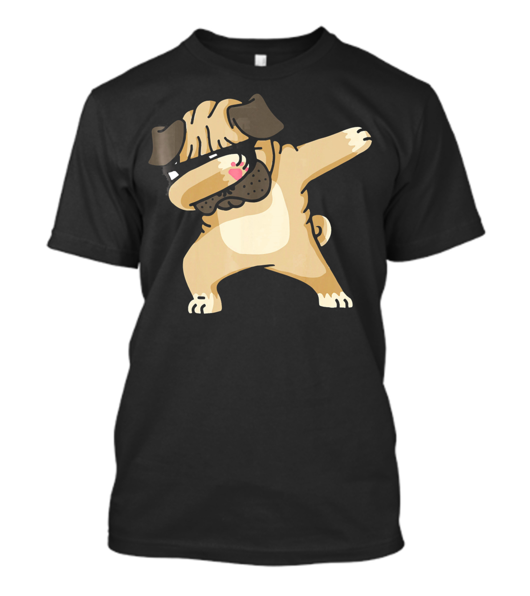 Dabbing Pug Funny Dog Dab Dance Pose T-Shirt