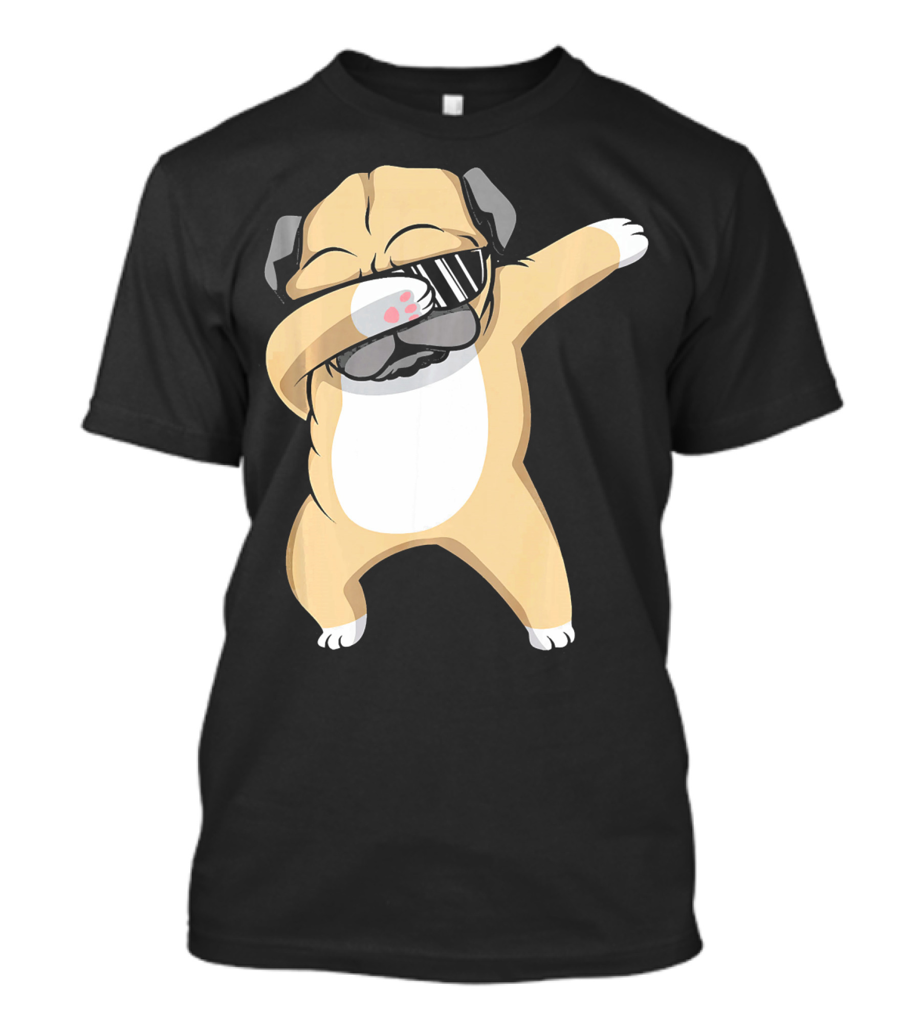 Dabbing Pug Dab Funny Cute Dog Trendy Pose T-Shirt