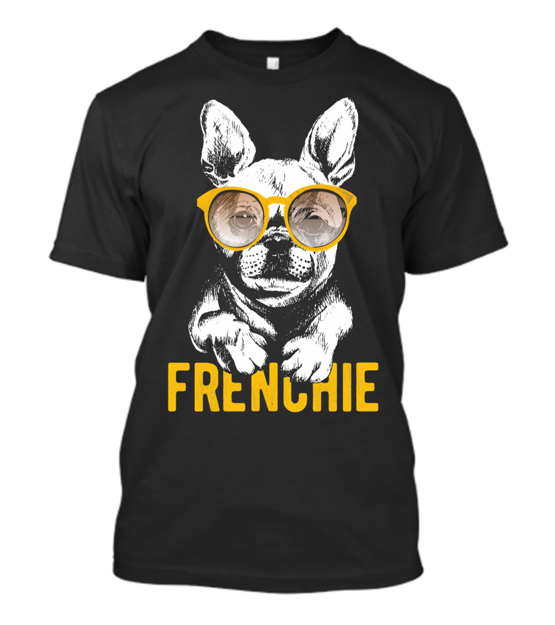 Frenchie Bulldog Sunglasses T-Shirt