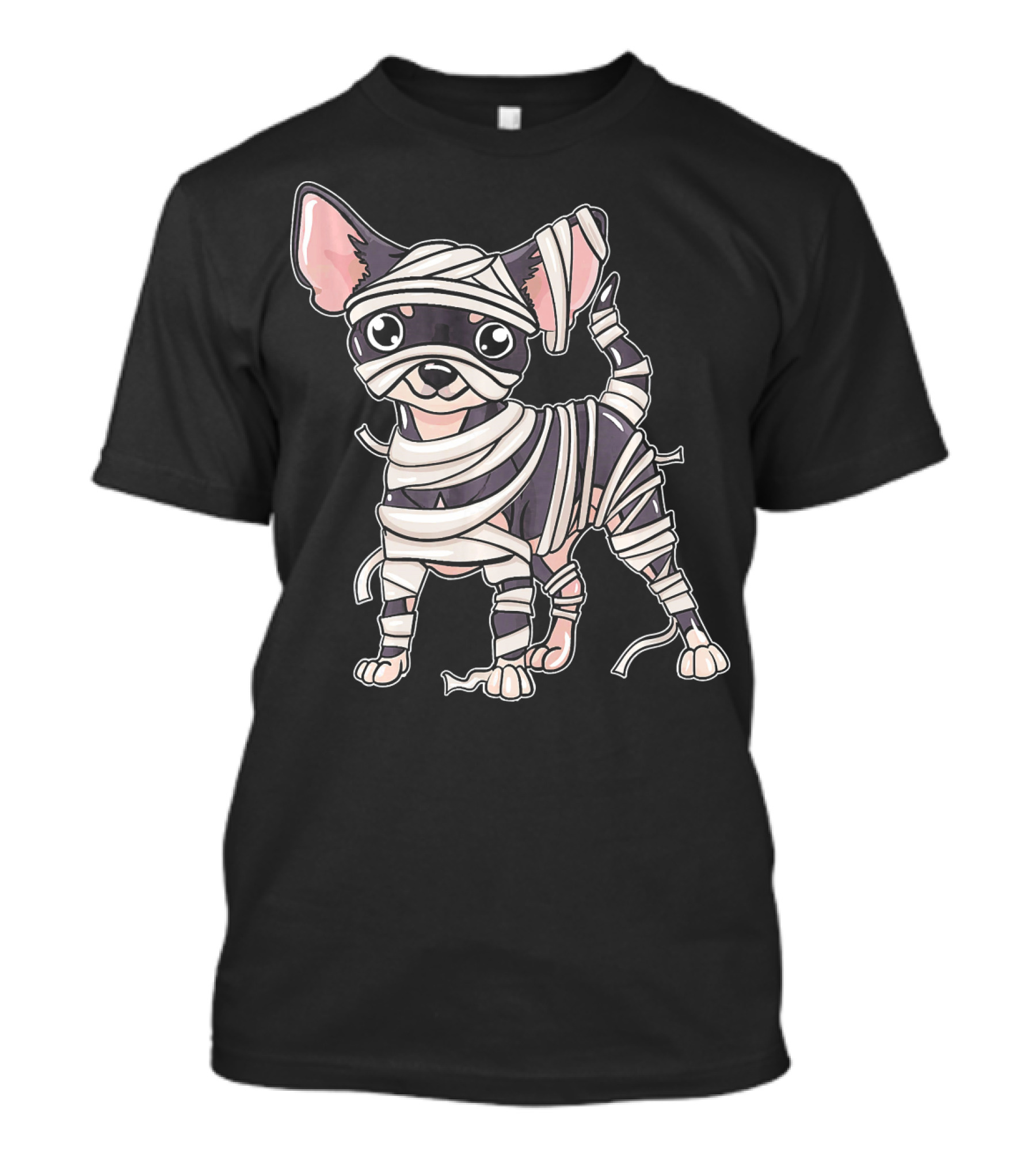 Funny Cute Chihuahua Lovers Wrapped As Mummy T-Shirt
