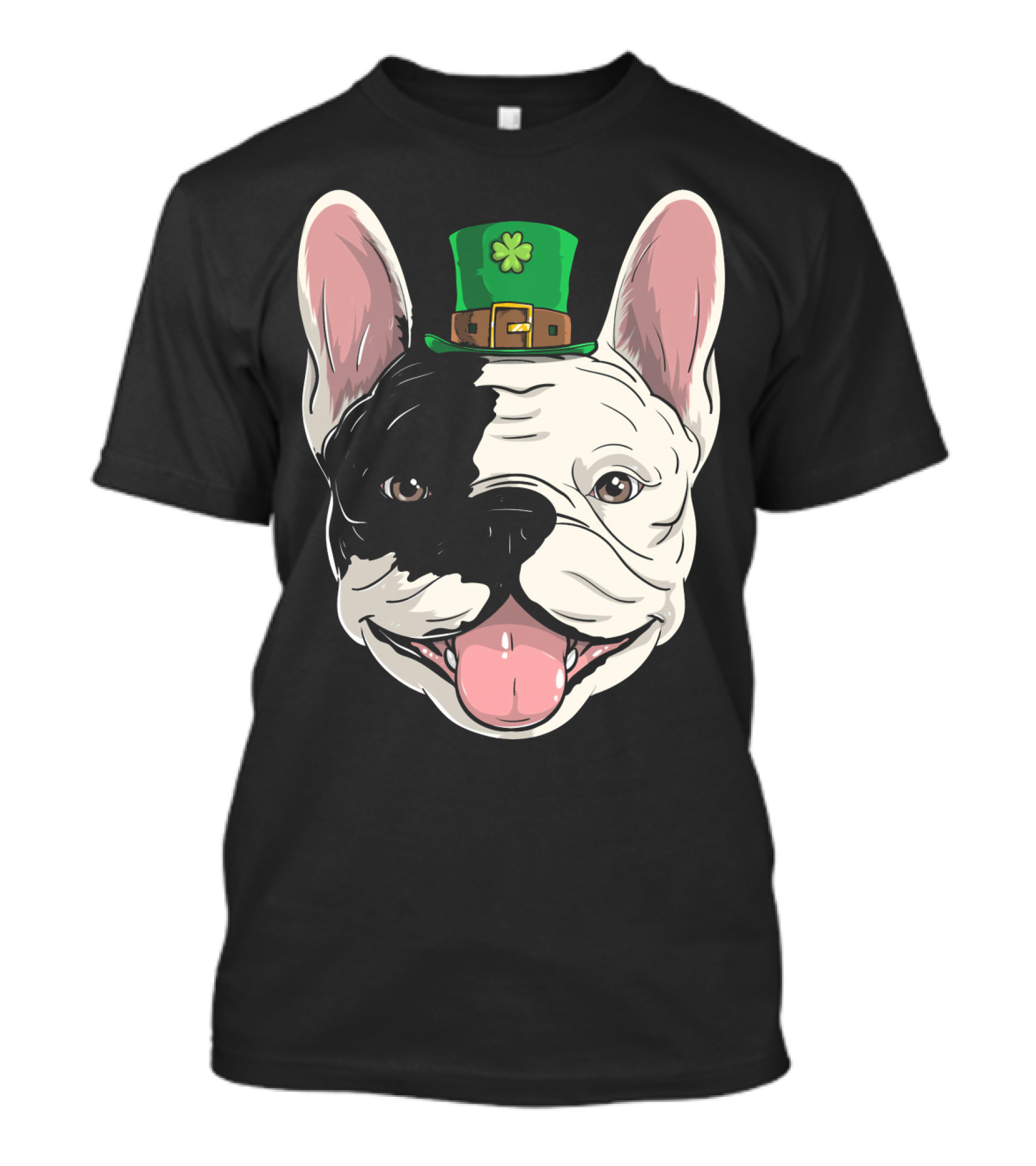 French Bulldog With Leprechaun Hat For St Patrick's Day T-Shirt