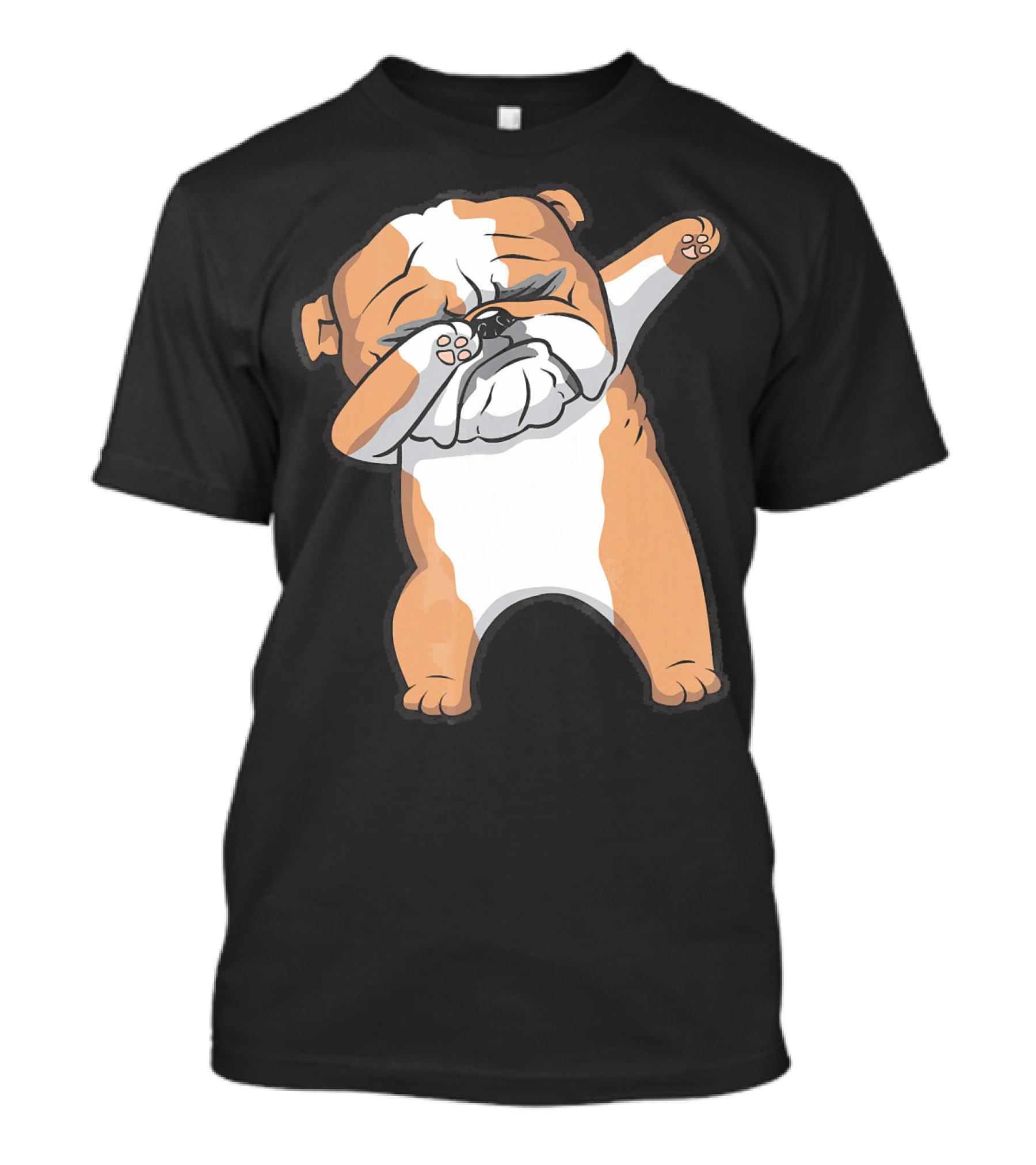 English Bulldog Cute Funny Dabbing Dab T-Shirt