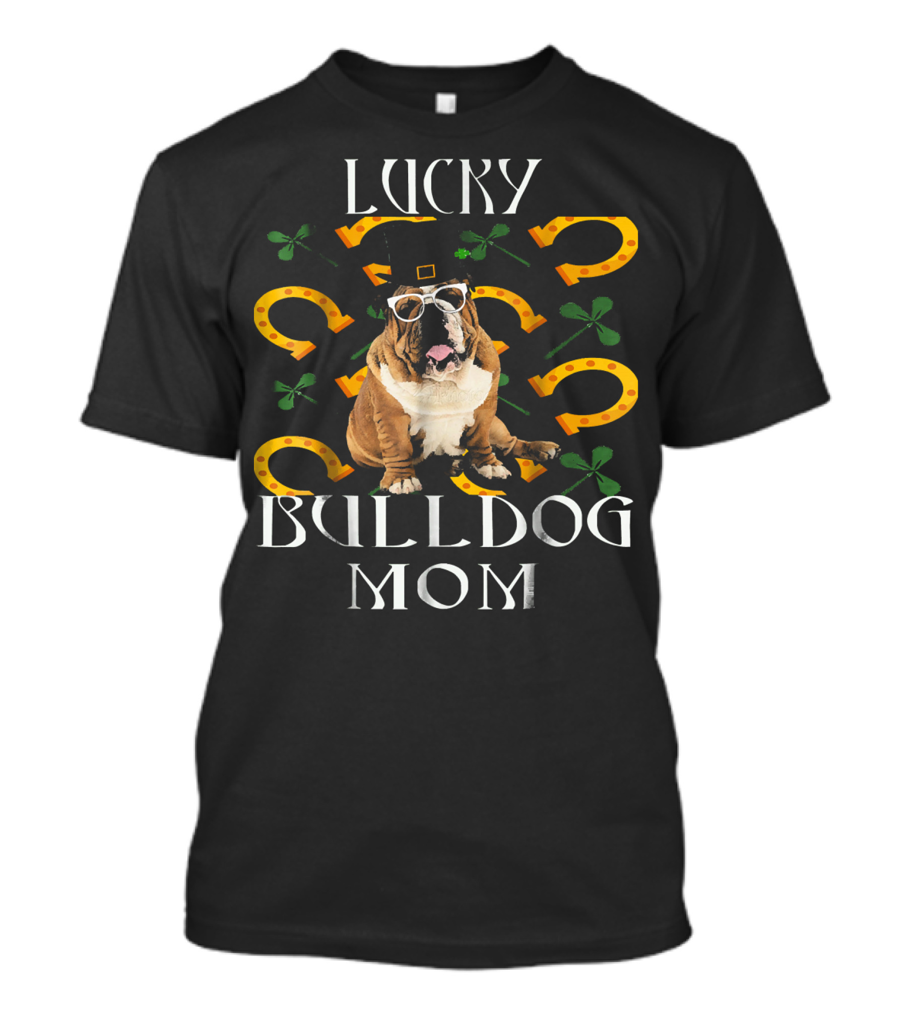 Lucky Bulldog Mom T-Shirt