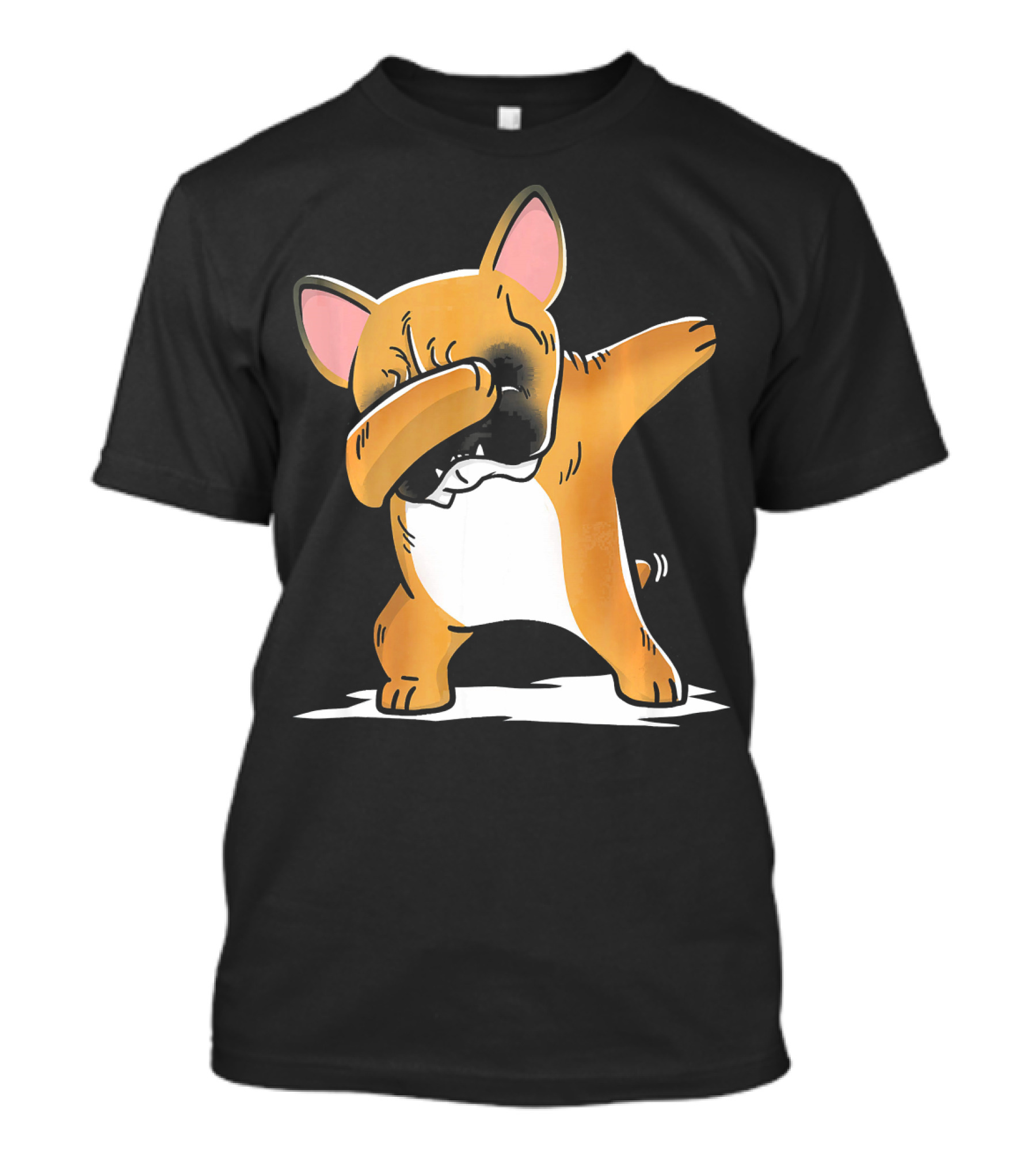 Fawn French Bulldog Dabbing Fren Dance Pose T-Shirt