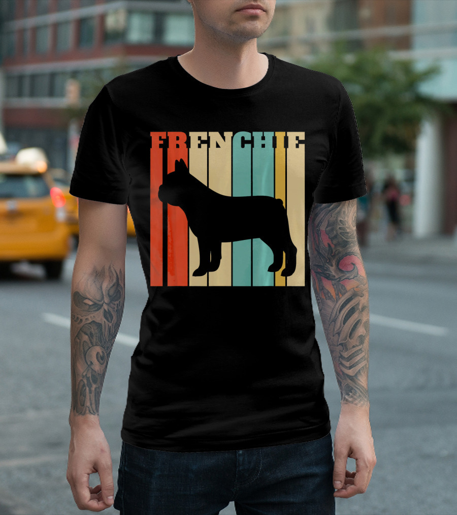 Frenchie Retro French Bulldog T-Shirt