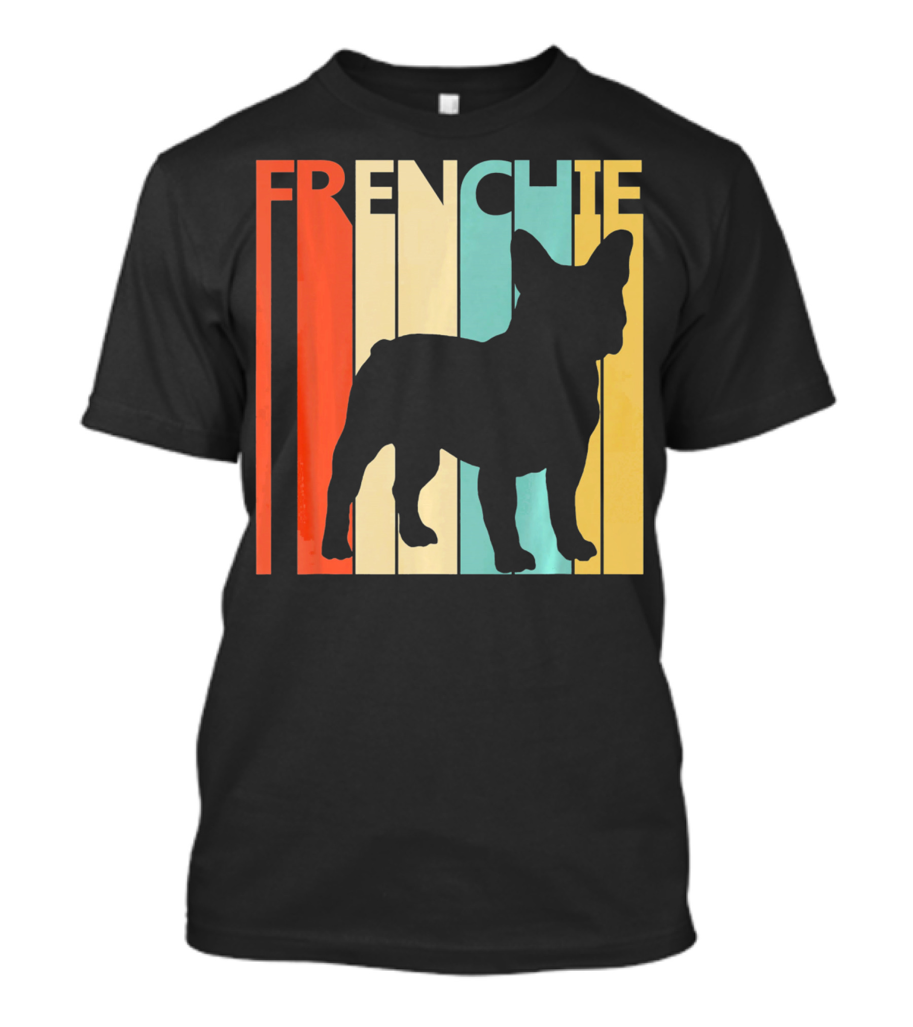 FRENCHIE Vintage Stripes Dog T-Shirt