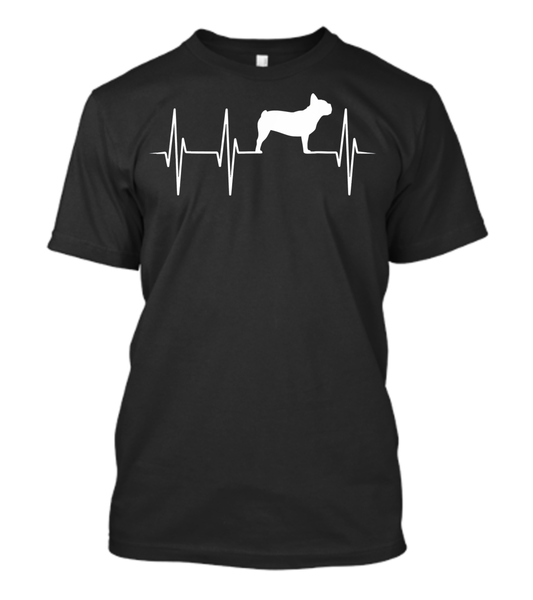 French Bulldog Heartbeat Line T-Shirt