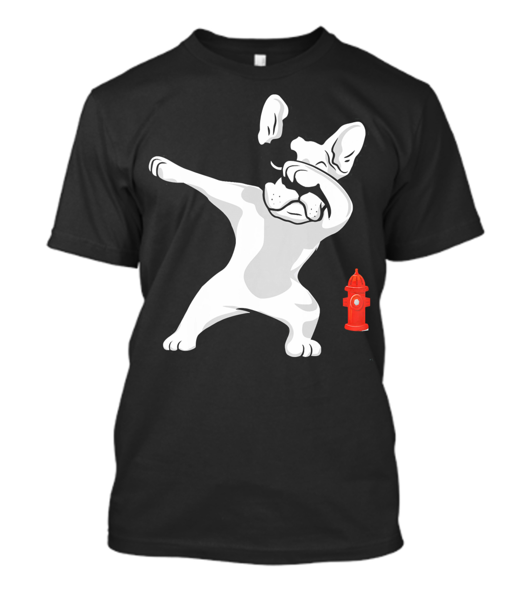 French Bulldog Frenchie Dabbing With Fire Hydrant T-Shirt