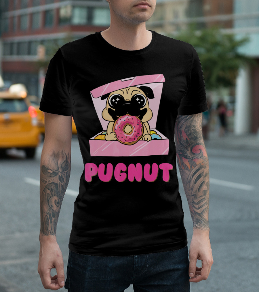 Pugnut I Love My Pugs Pug T-Shirt