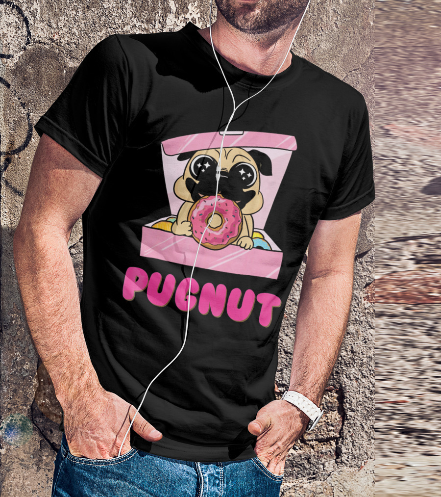 Pugnut I Love My Pugs Pug T-Shirt