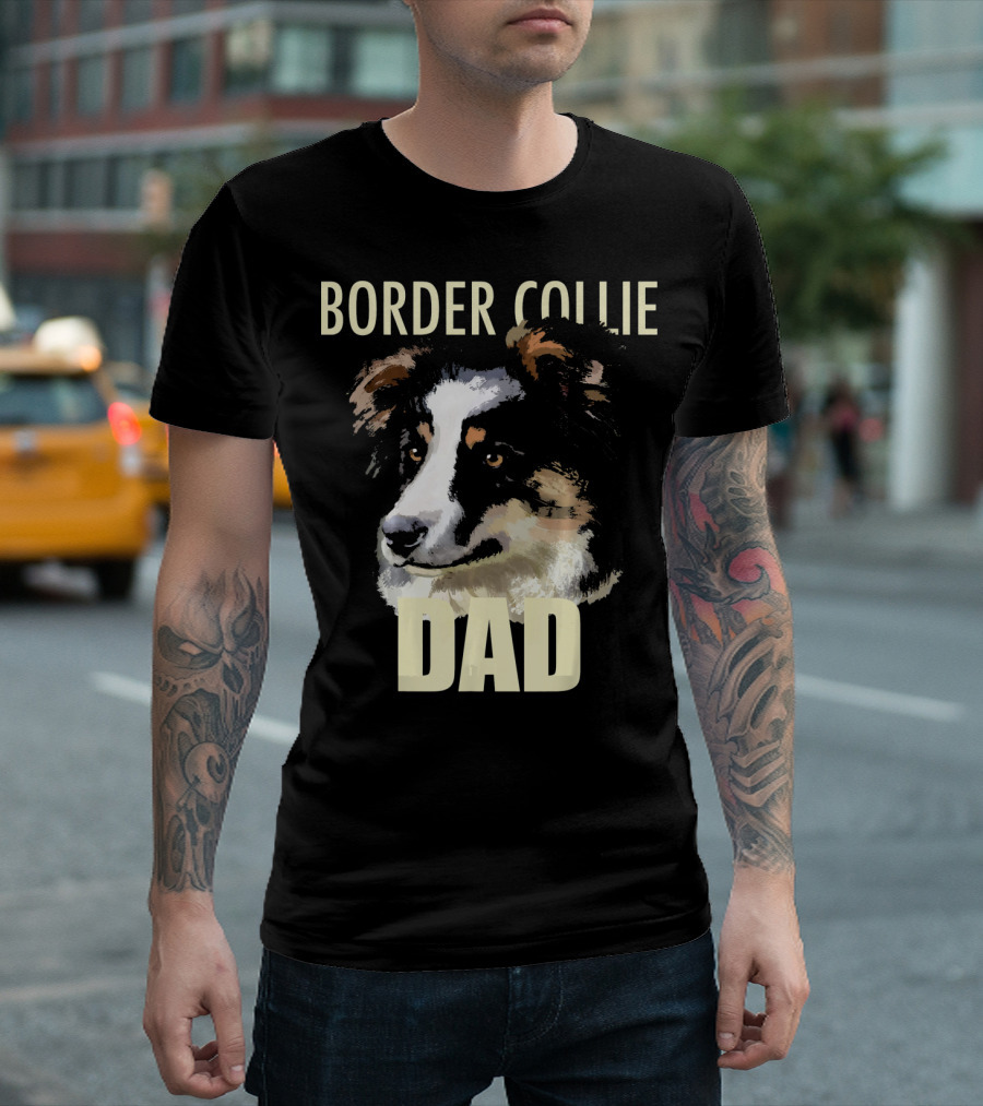 Border Collie Dad T-Shirt
