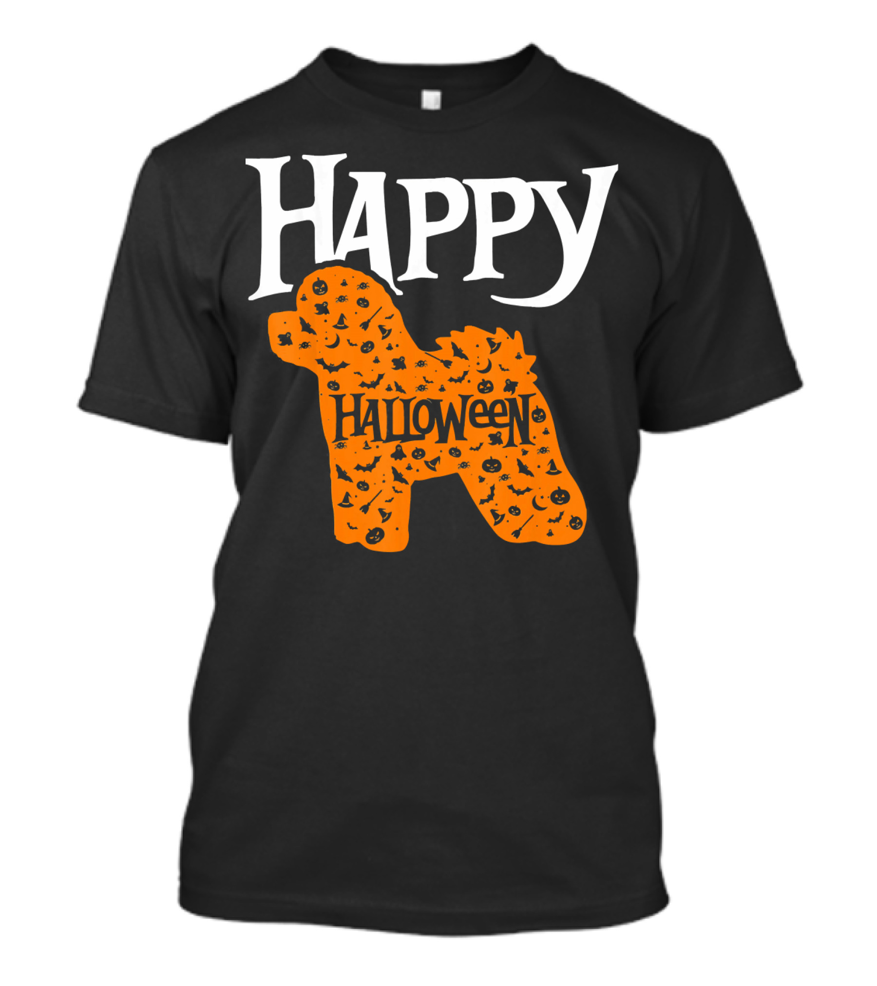 Happy Halloween Pumpkin Bichon Frise T-Shirt