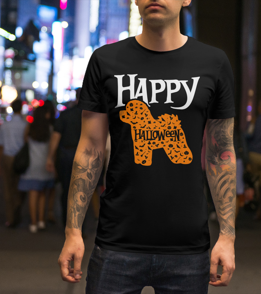 Happy Halloween Pumpkin Bichon Frise T-Shirt