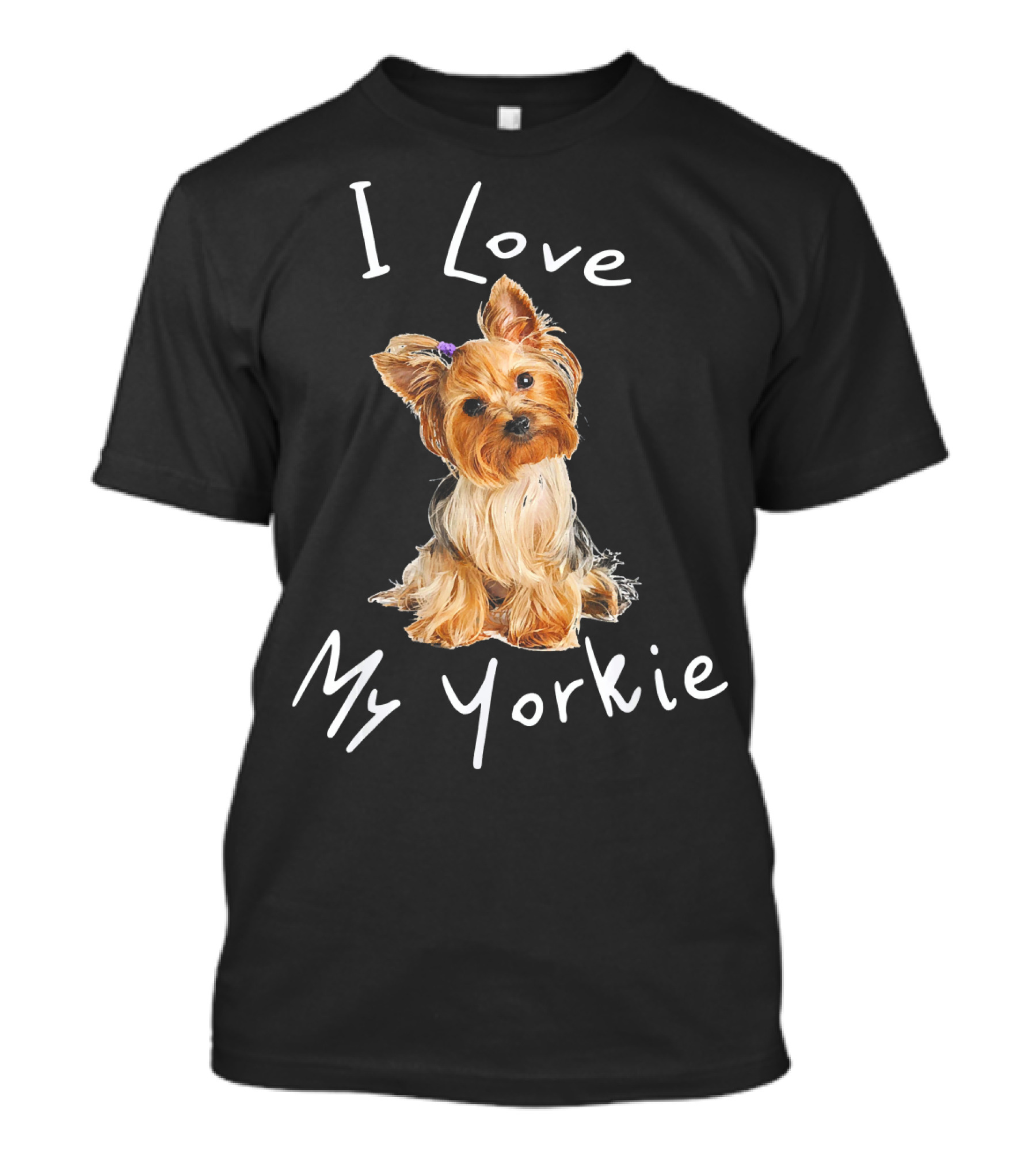 I Love My Yorkie For Yorkie Enthusiasts T-Shirt