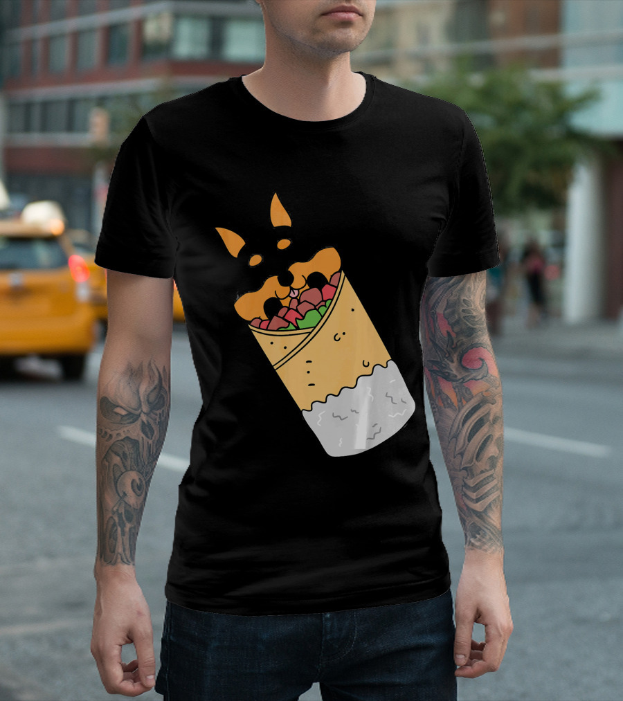 Miniature Pinscher Inside Mexican Burrito T-Shirt