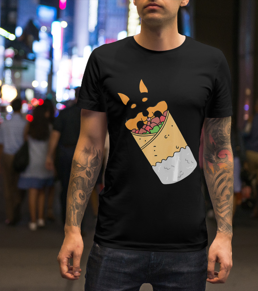 Miniature Pinscher Inside Mexican Burrito T-Shirt