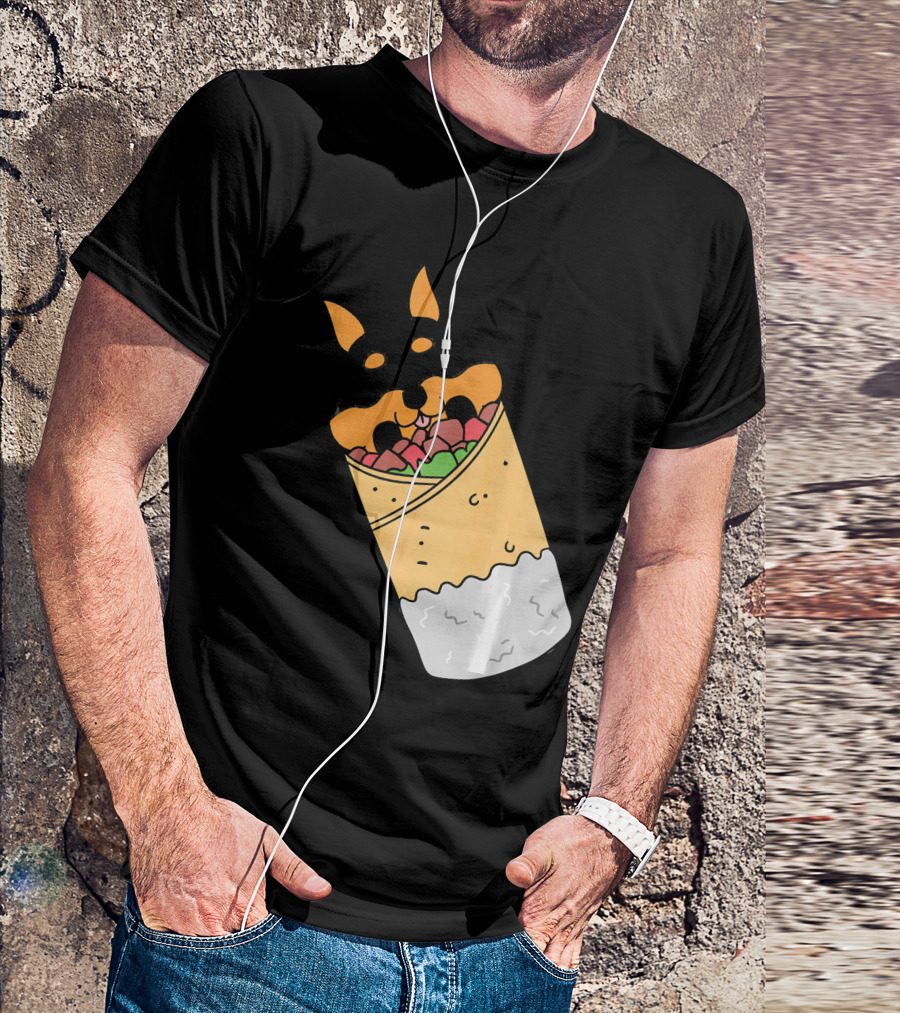 Miniature Pinscher Inside Mexican Burrito T-Shirt