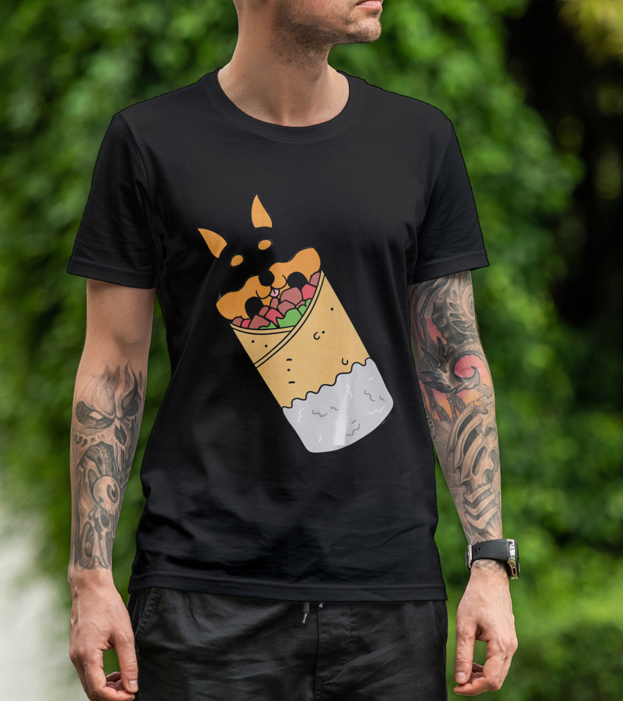 Miniature Pinscher Inside Mexican Burrito T-Shirt