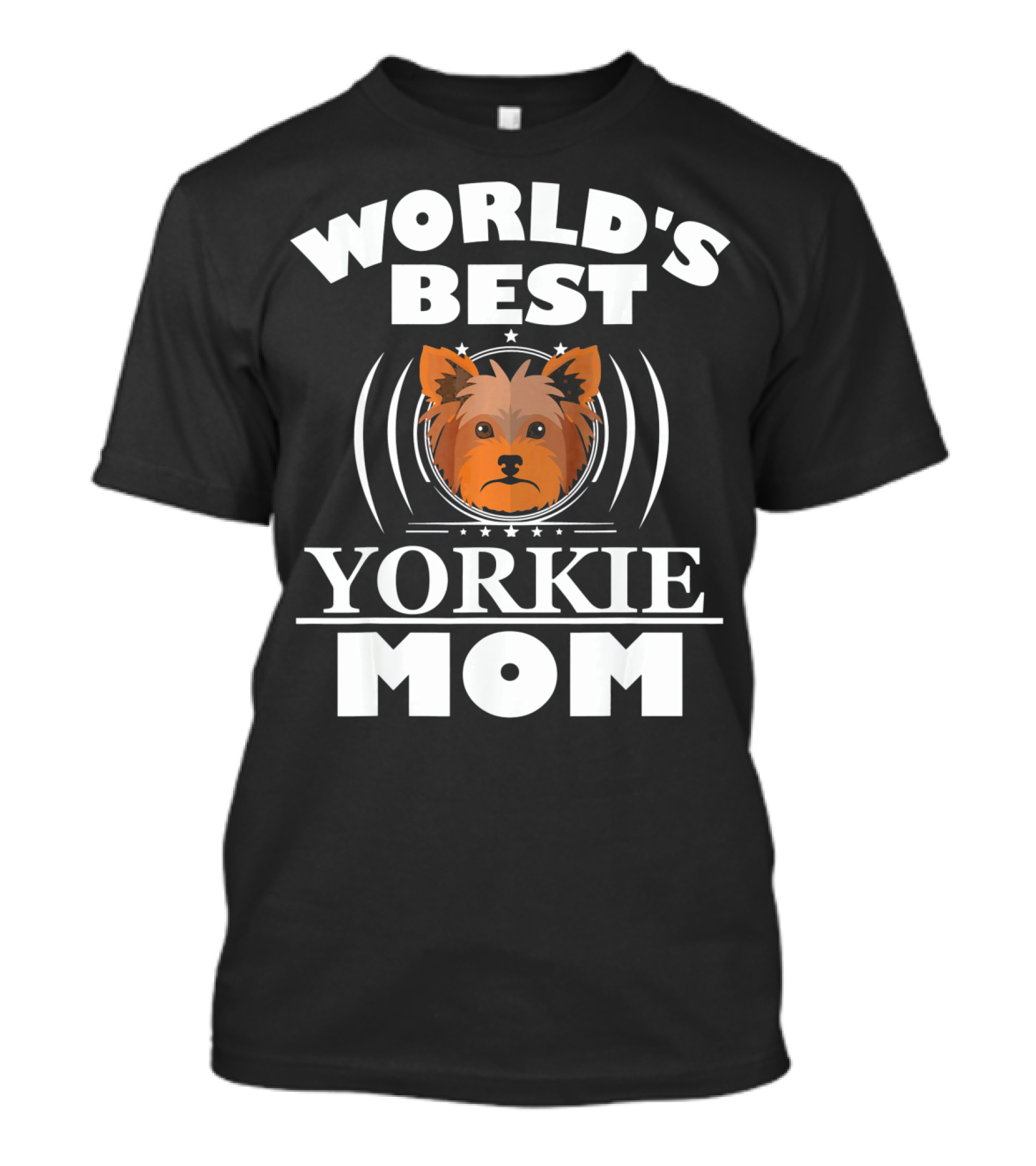 World's Best Yorkie Mom Yorkshire Terrier T-Shirt