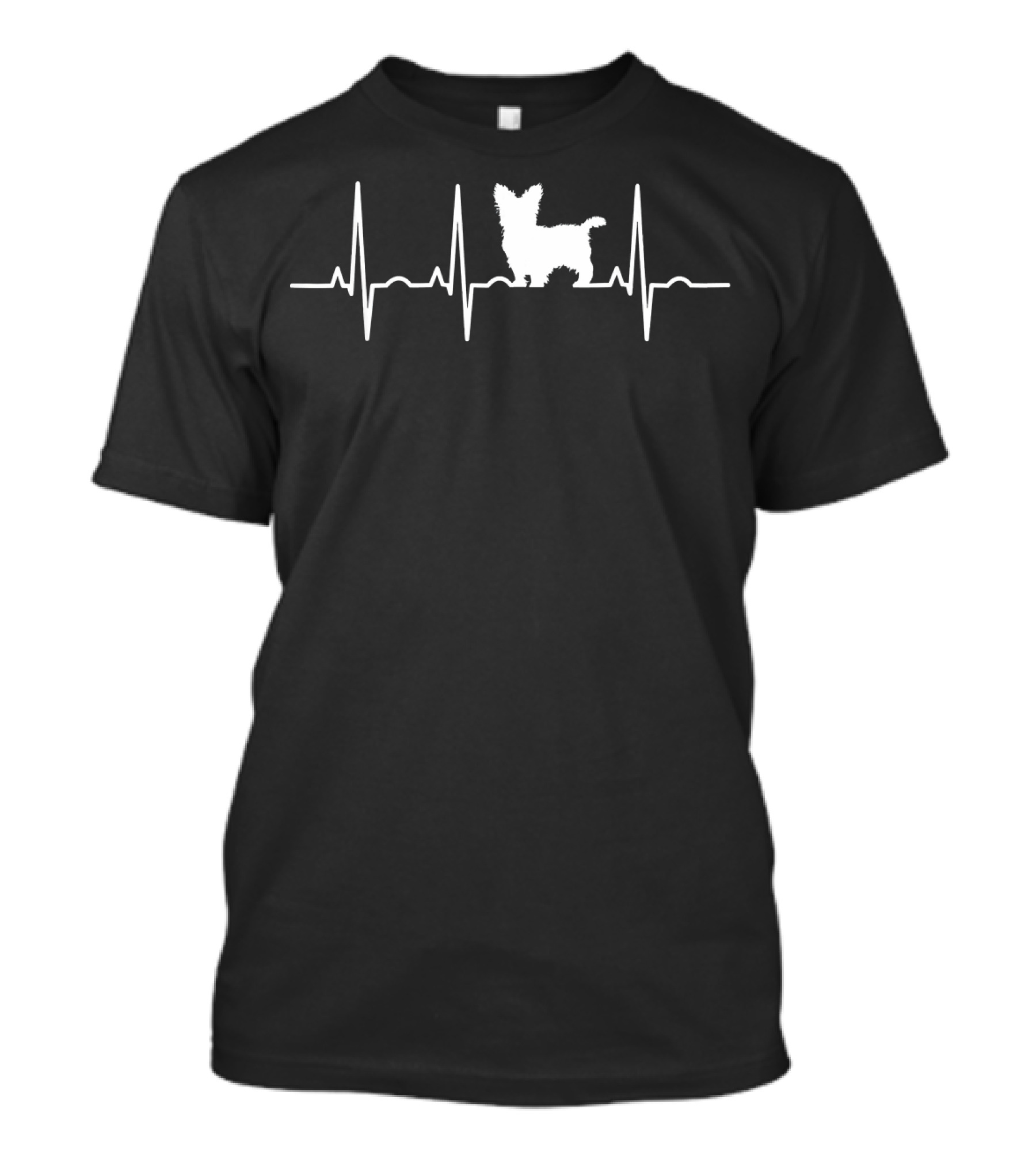 Yorkie Heartbeat Yorkshire Terrier T-Shirt