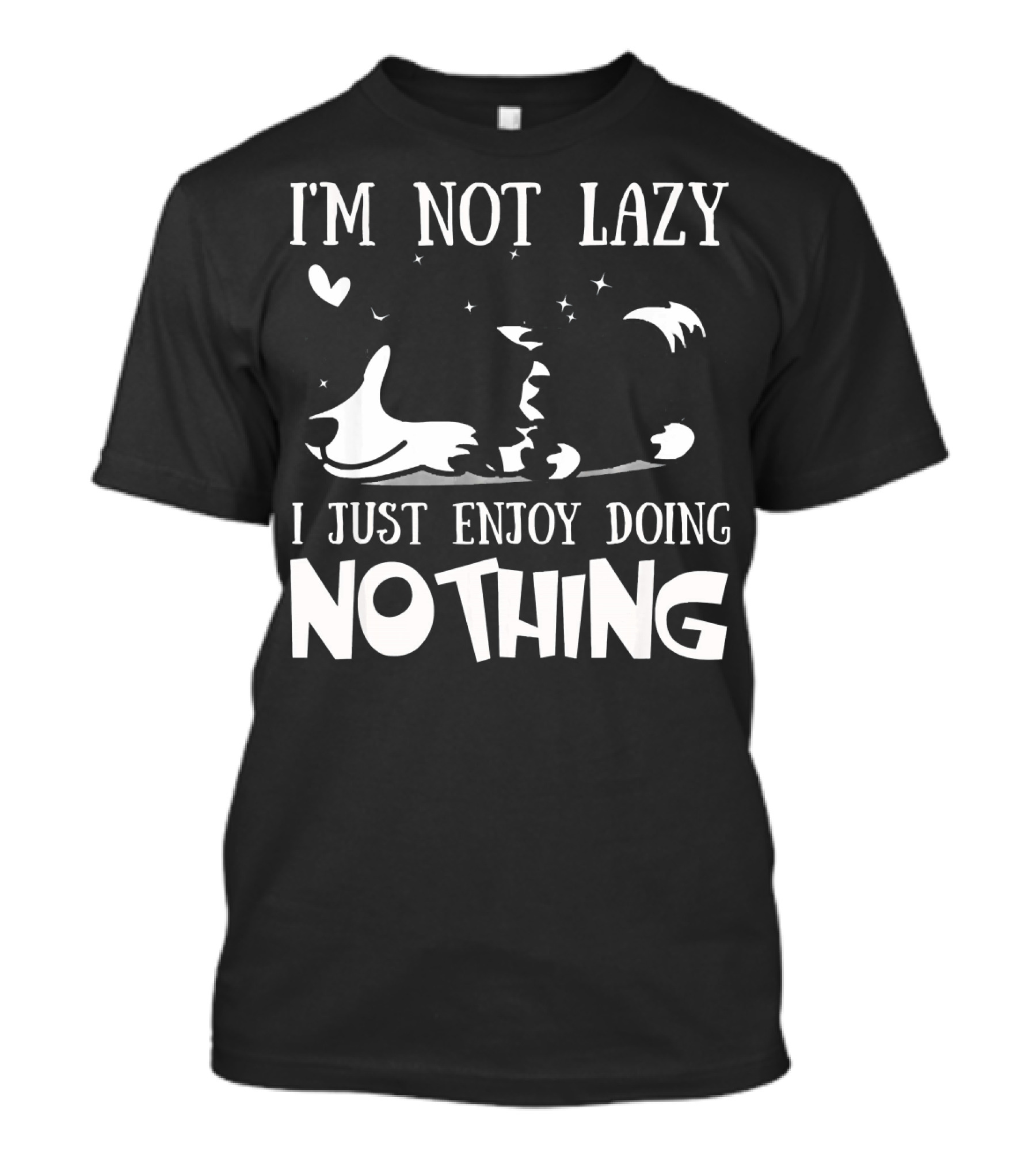 I'm Not Lazy Border Collie I Just Enjoy Doing Nothing T-Shirt