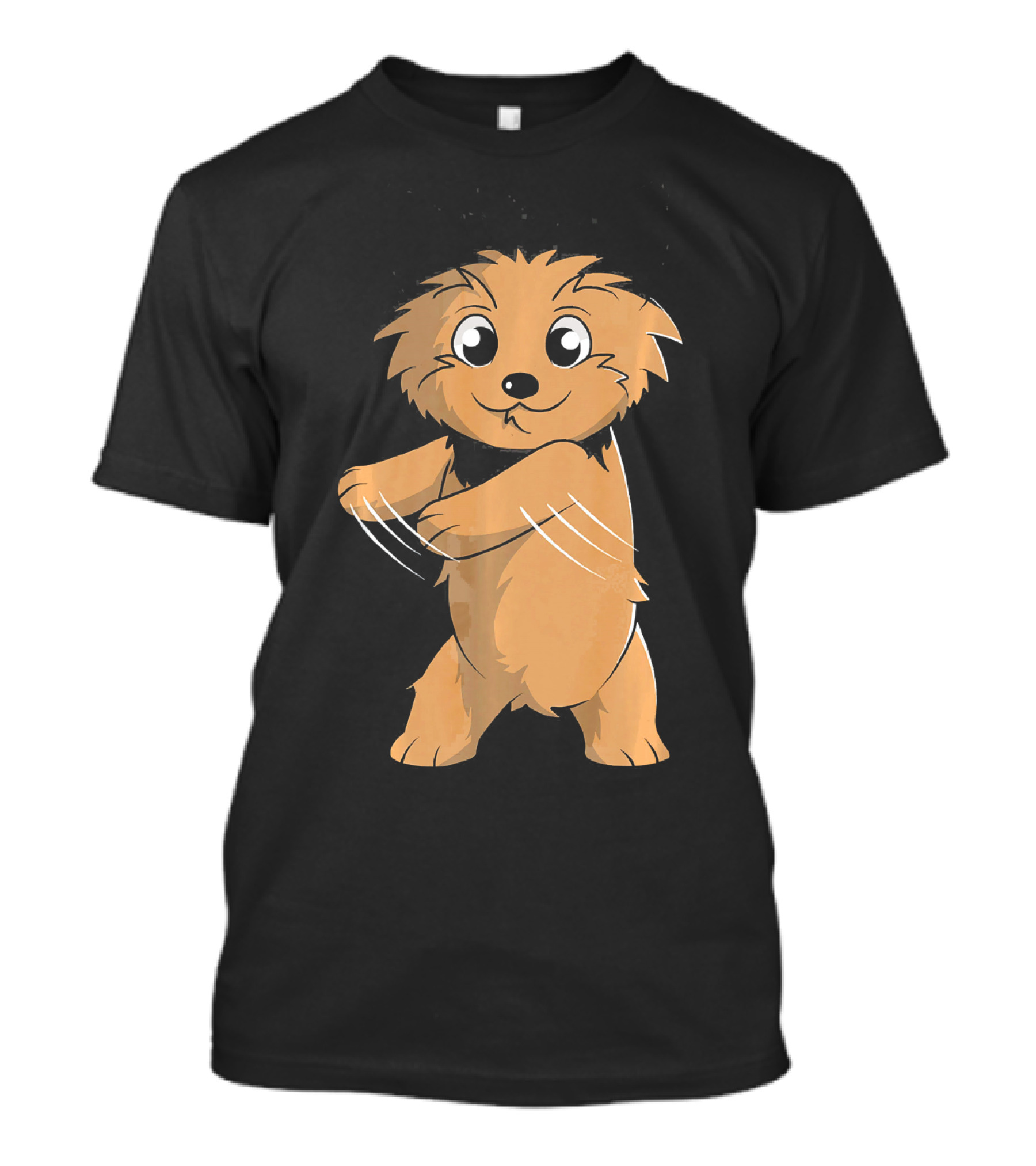 Yorkshire Terrier Floss Dance Flossing Cartoon T-Shirt