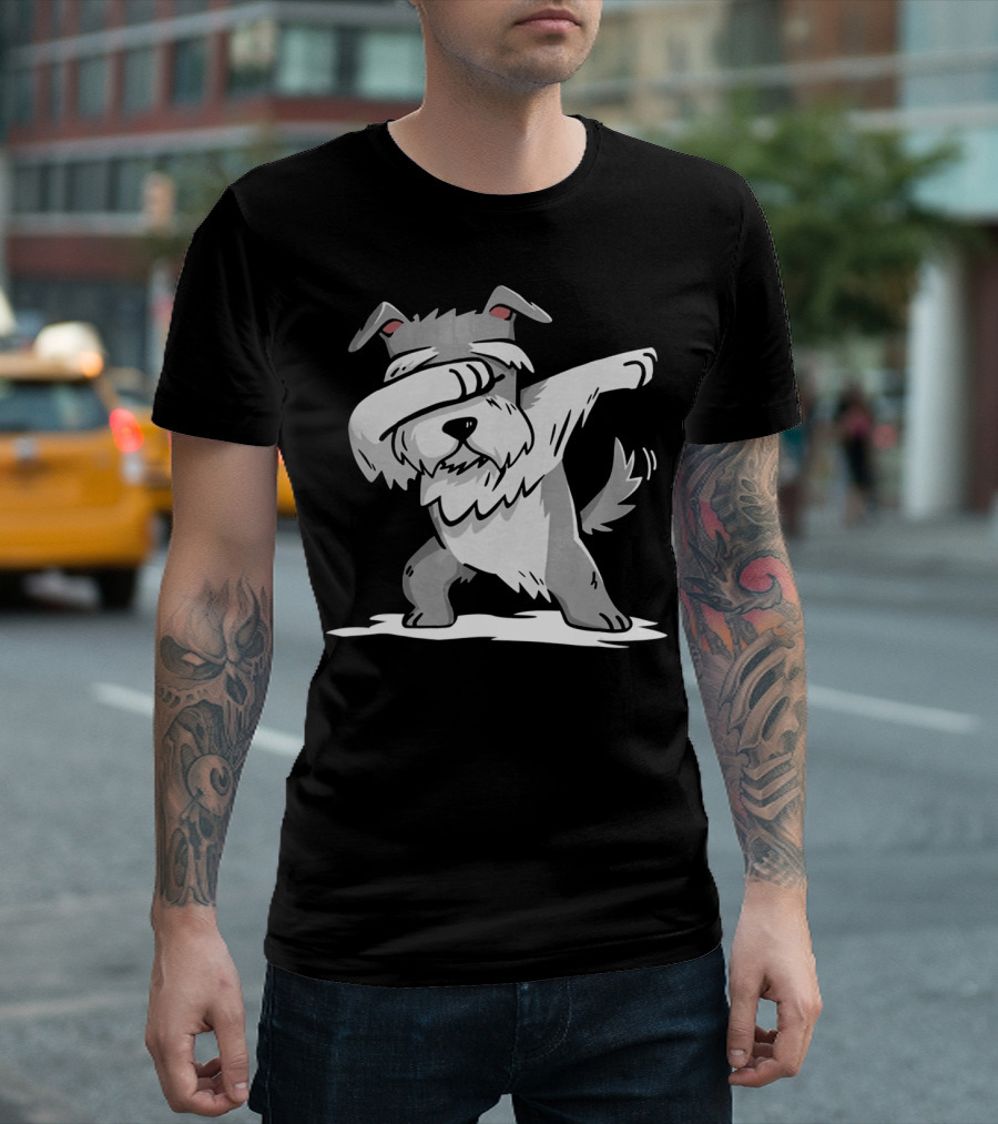 Yorkshire Terrier Dabbing Funny Yorkie Dog Dance T-Shirt