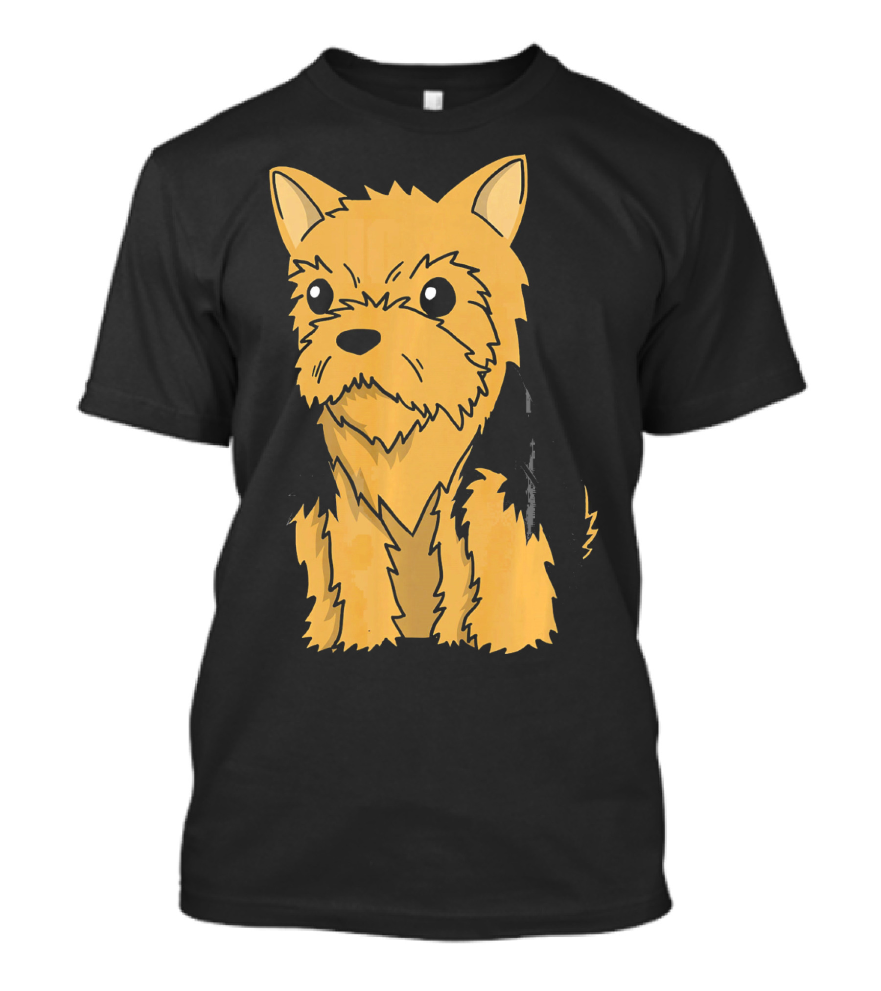Yorkshire Terrier Cute Cartoon Dog T-Shirt