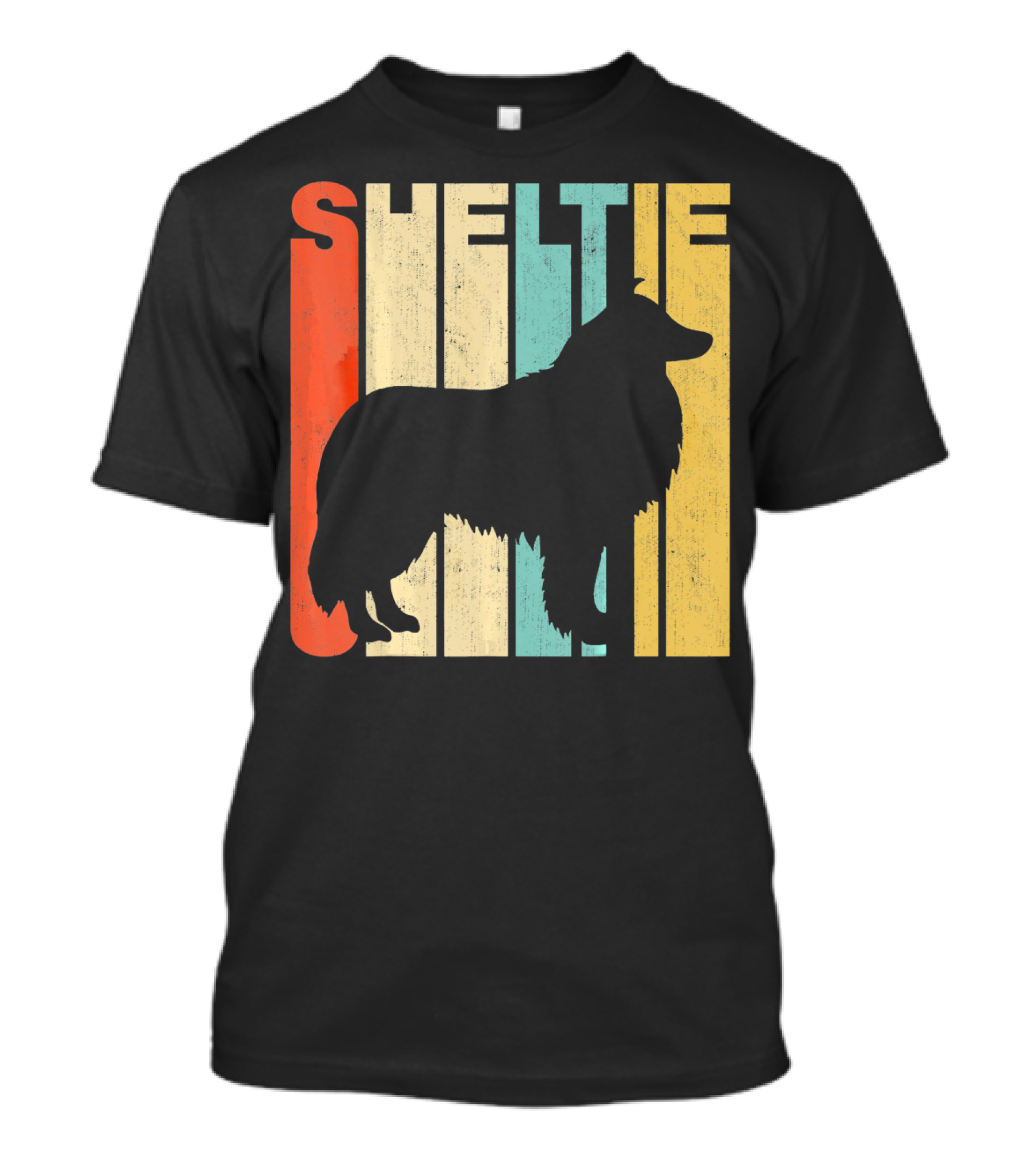 Shetland Sheepdog Vintage Retro T-Shirt