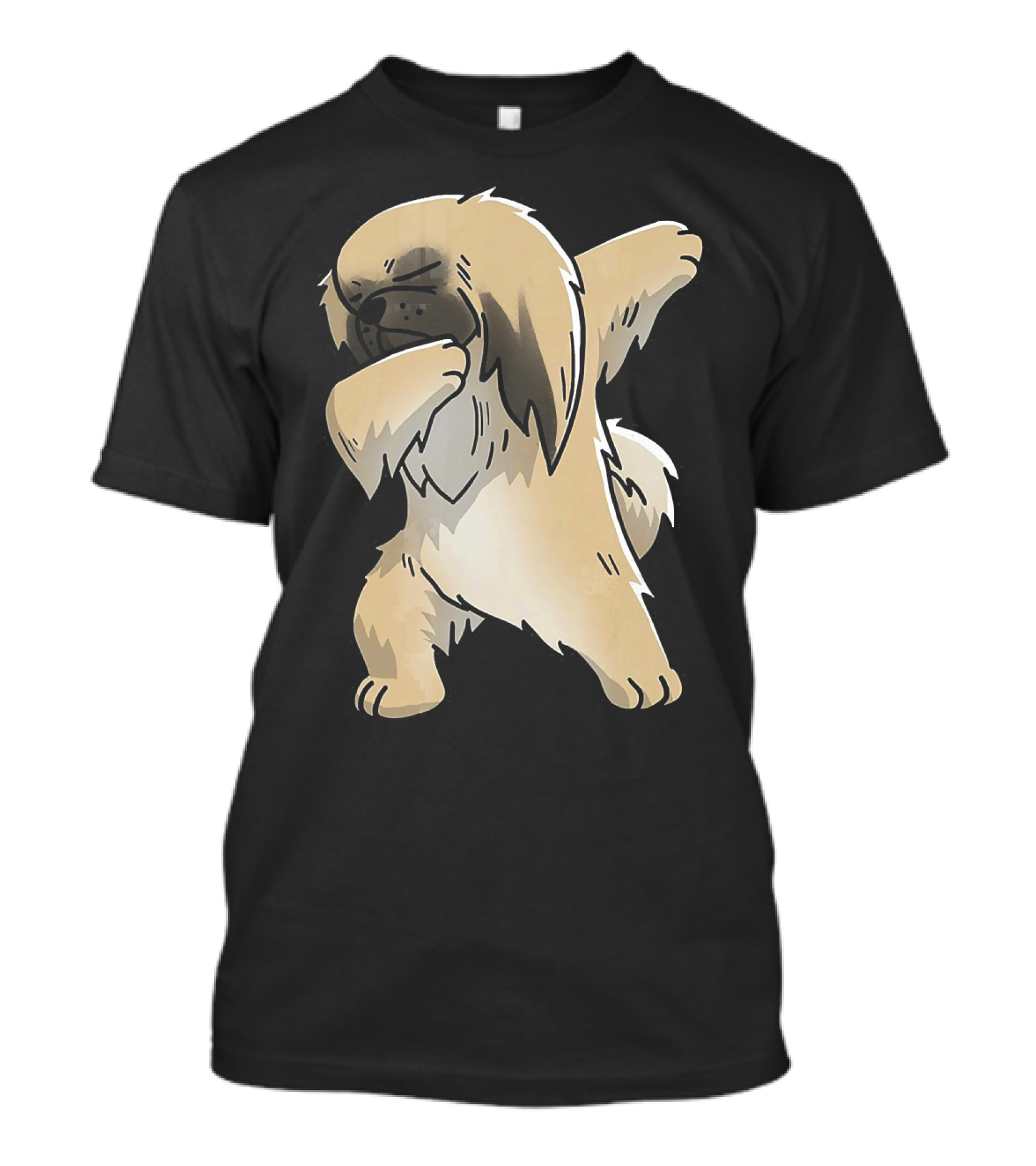 Funny Dabbing Pekingese Dog Birthday Party T-Shirt